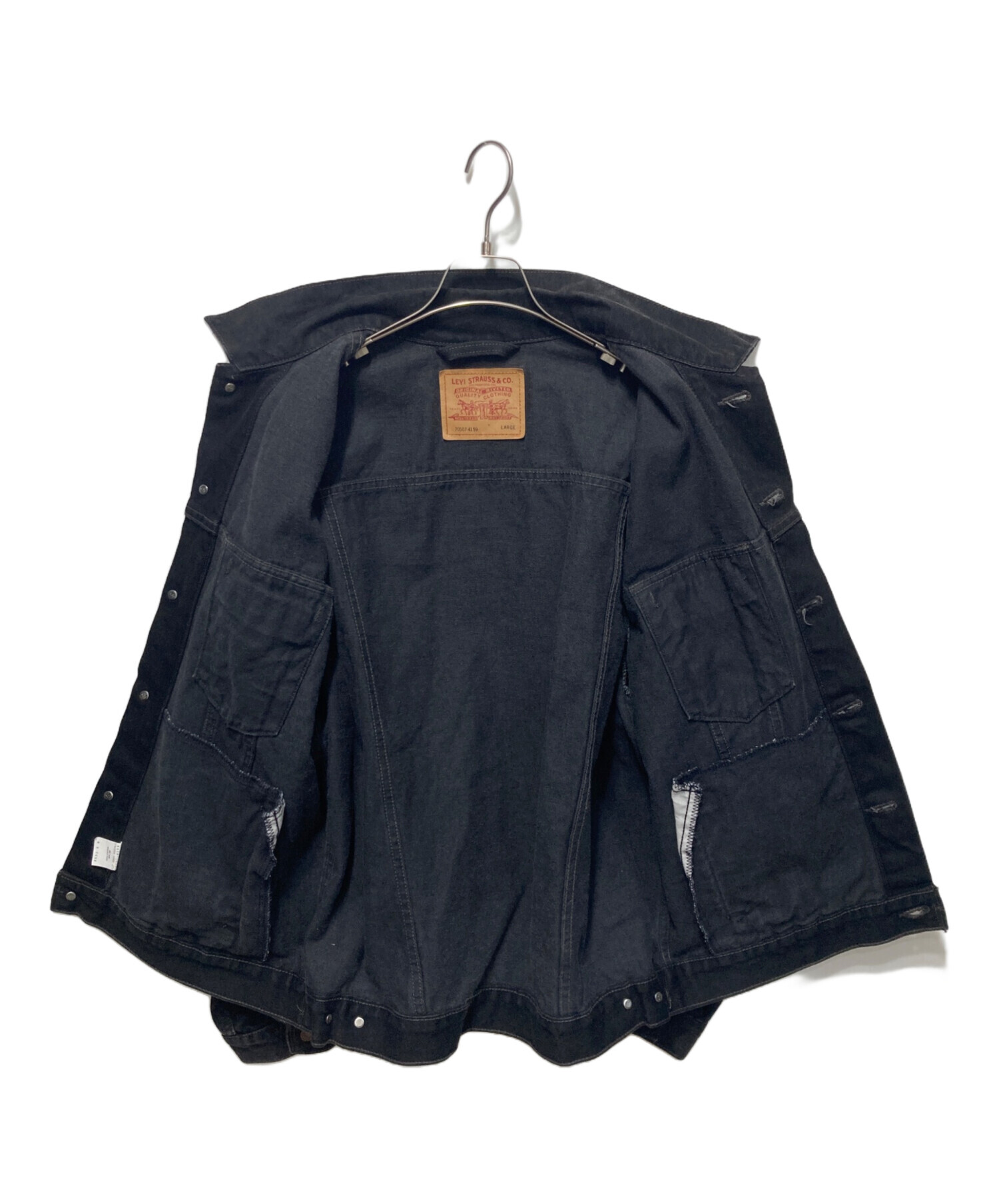 中古・古着通販】LEVI'S (リーバイス) 90'S ブラックデニムジャケット