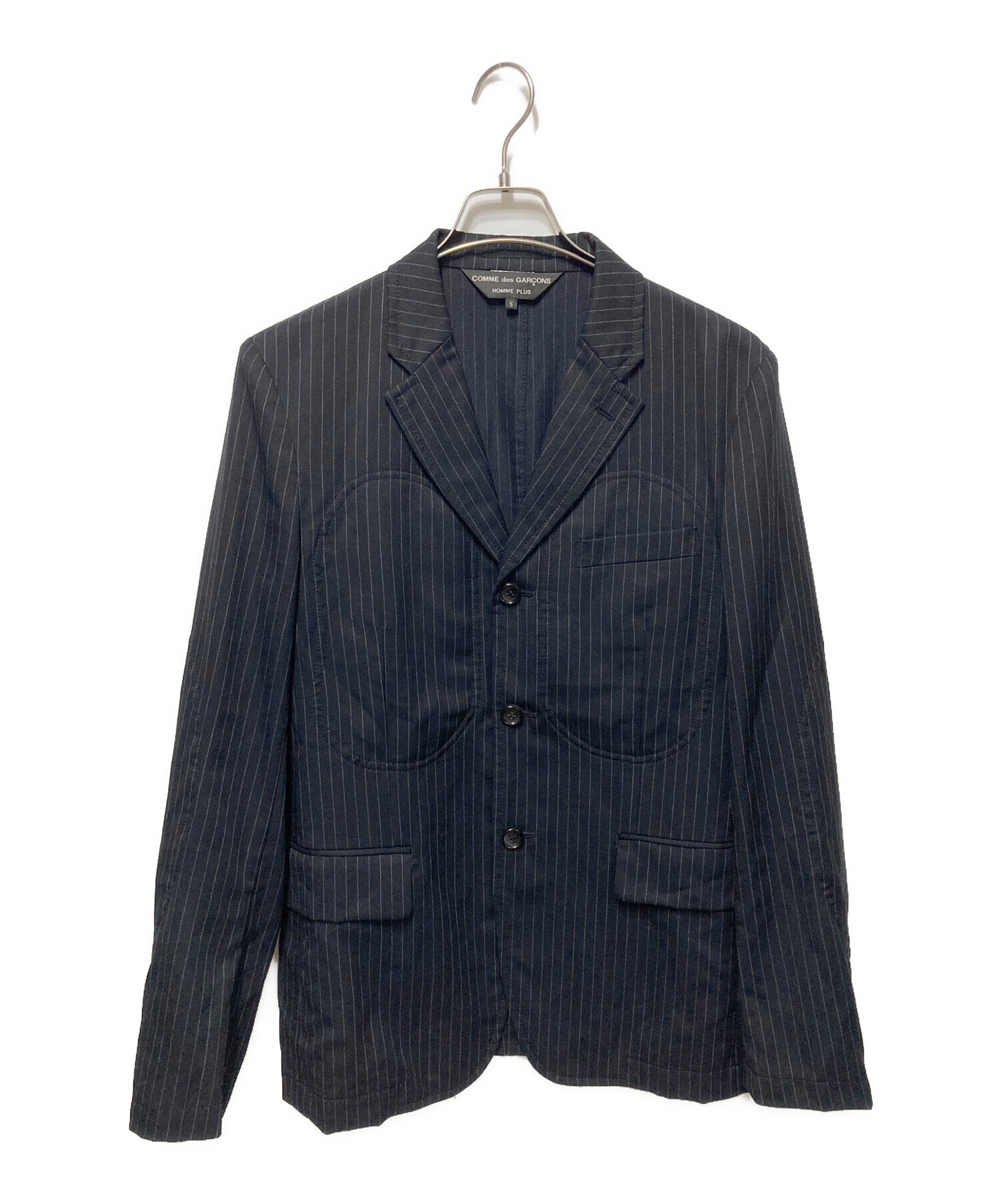 COMME des GARCONS HOMME PLUS螺旋ストライプジャケット COMME des GARCONS HOMME PLUS螺旋ストライプジャケット | ヤマダ