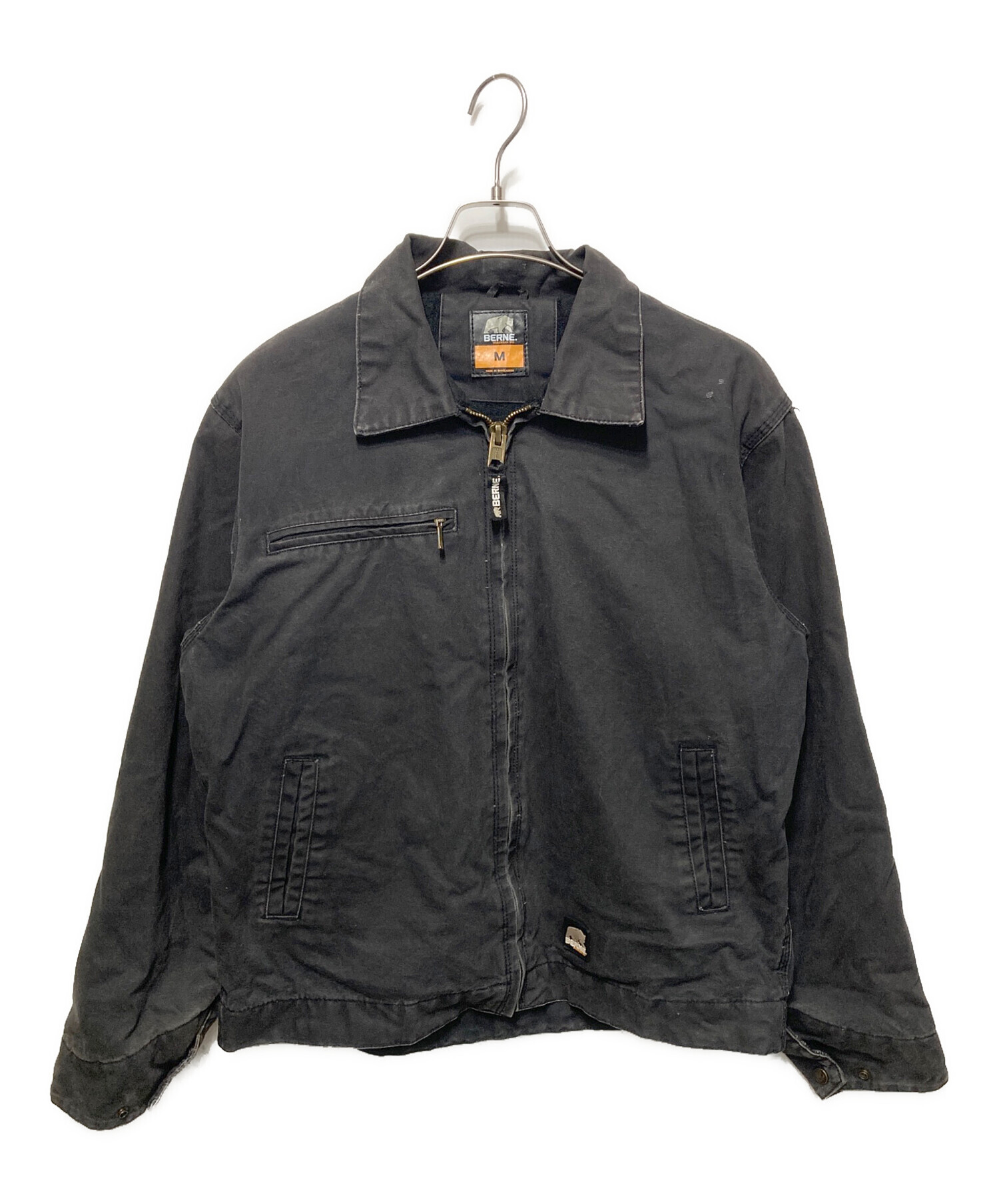 中古・古着通販】BERNE (バーン) ダックジャケット ブラック サイズ:M