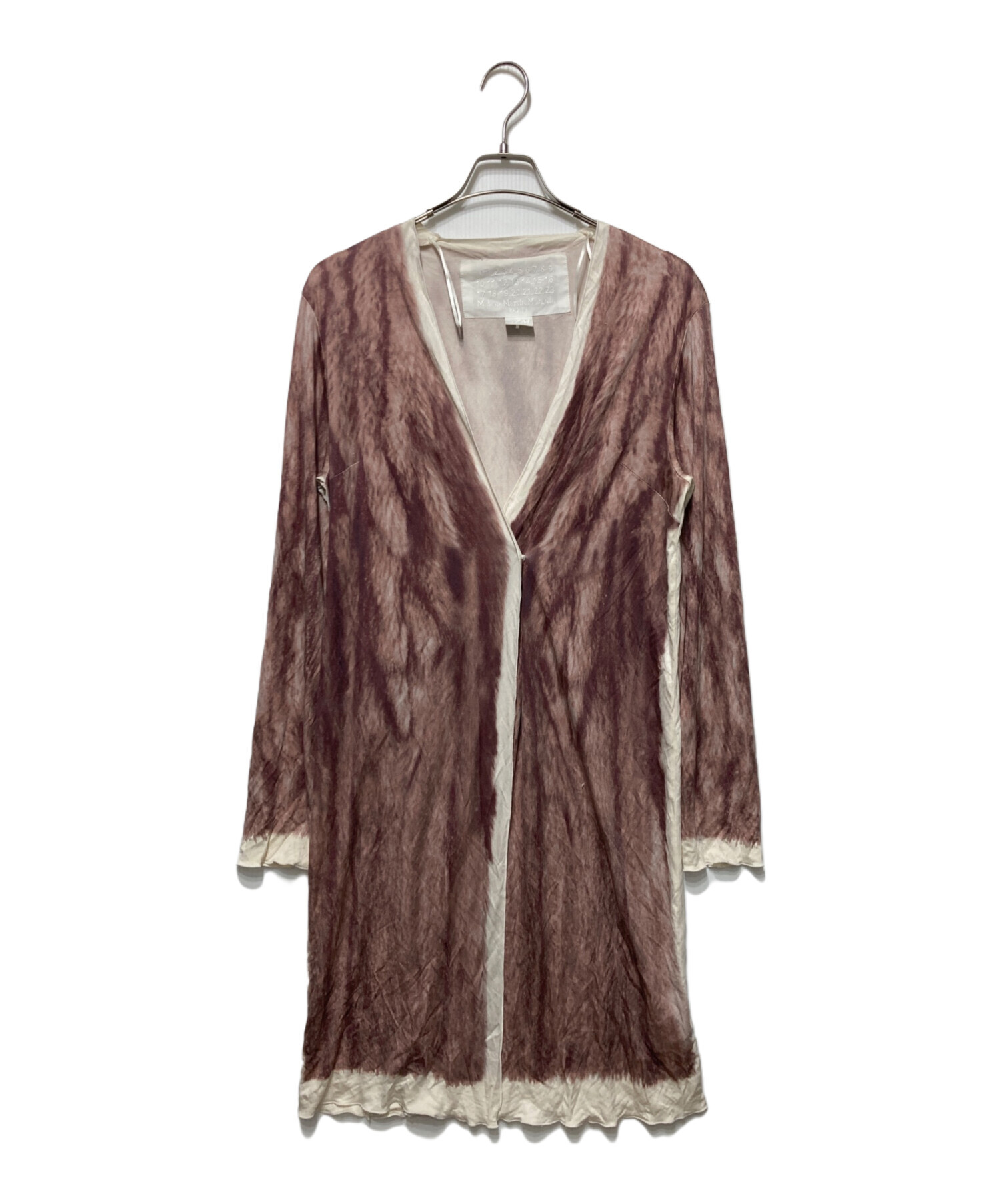 【美品】メゾンマルマルタン H＆Mジェラ シルク100%ロングカーディガン 中古・古着通販】H&M (エイチアンドエム) Maison Martin Margiela