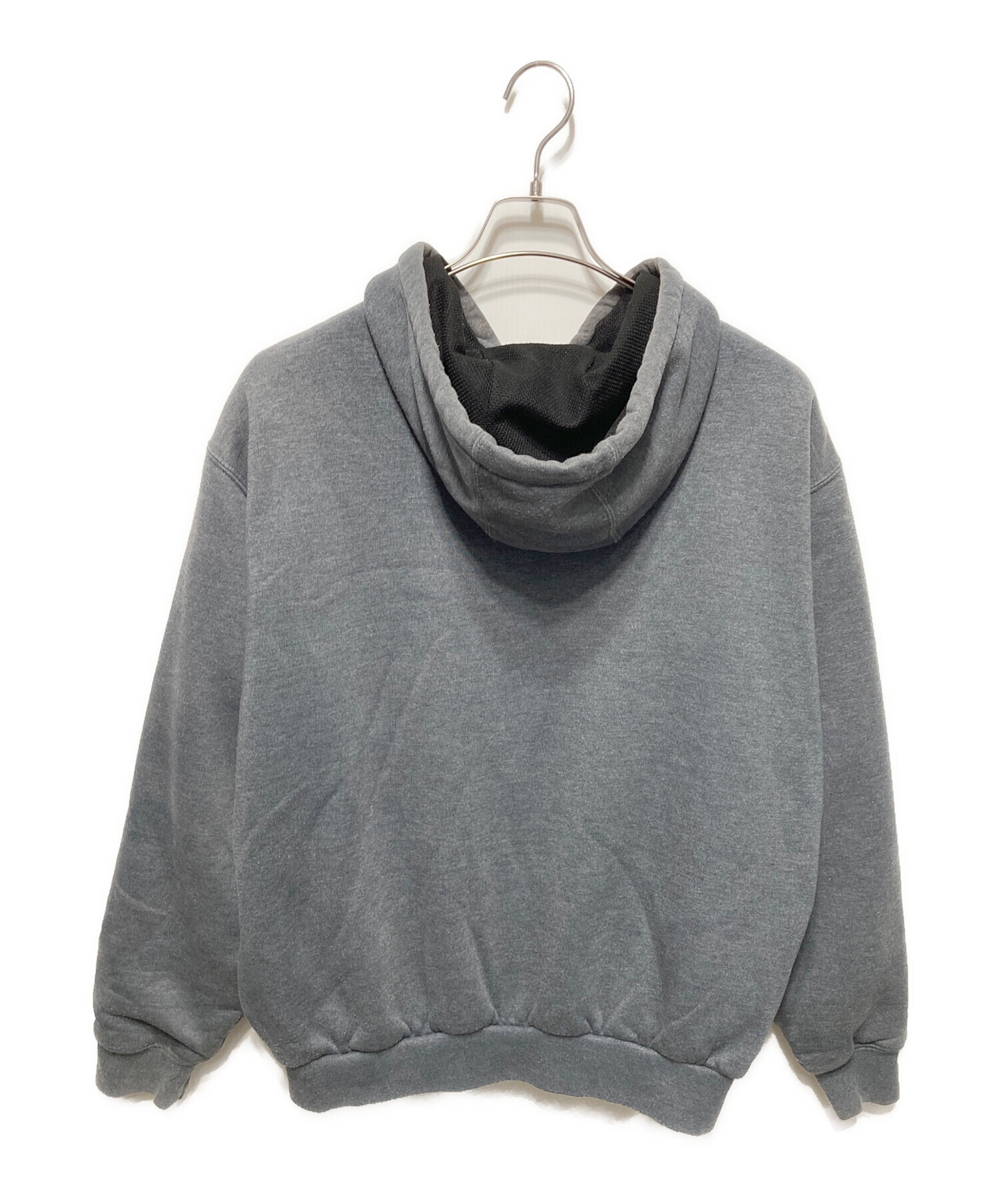 90s carhartt ダブルフェイス ジップパーカー フェード グレー 中古・古着通販】CarHartt (カーハート) ダブルフェイスジップパーカー
