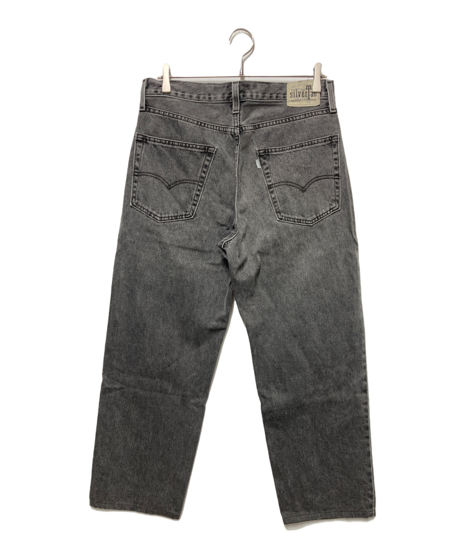 中古・古着通販】LEVI'S (リーバイス) LOOSEデニムパンツ ブラック