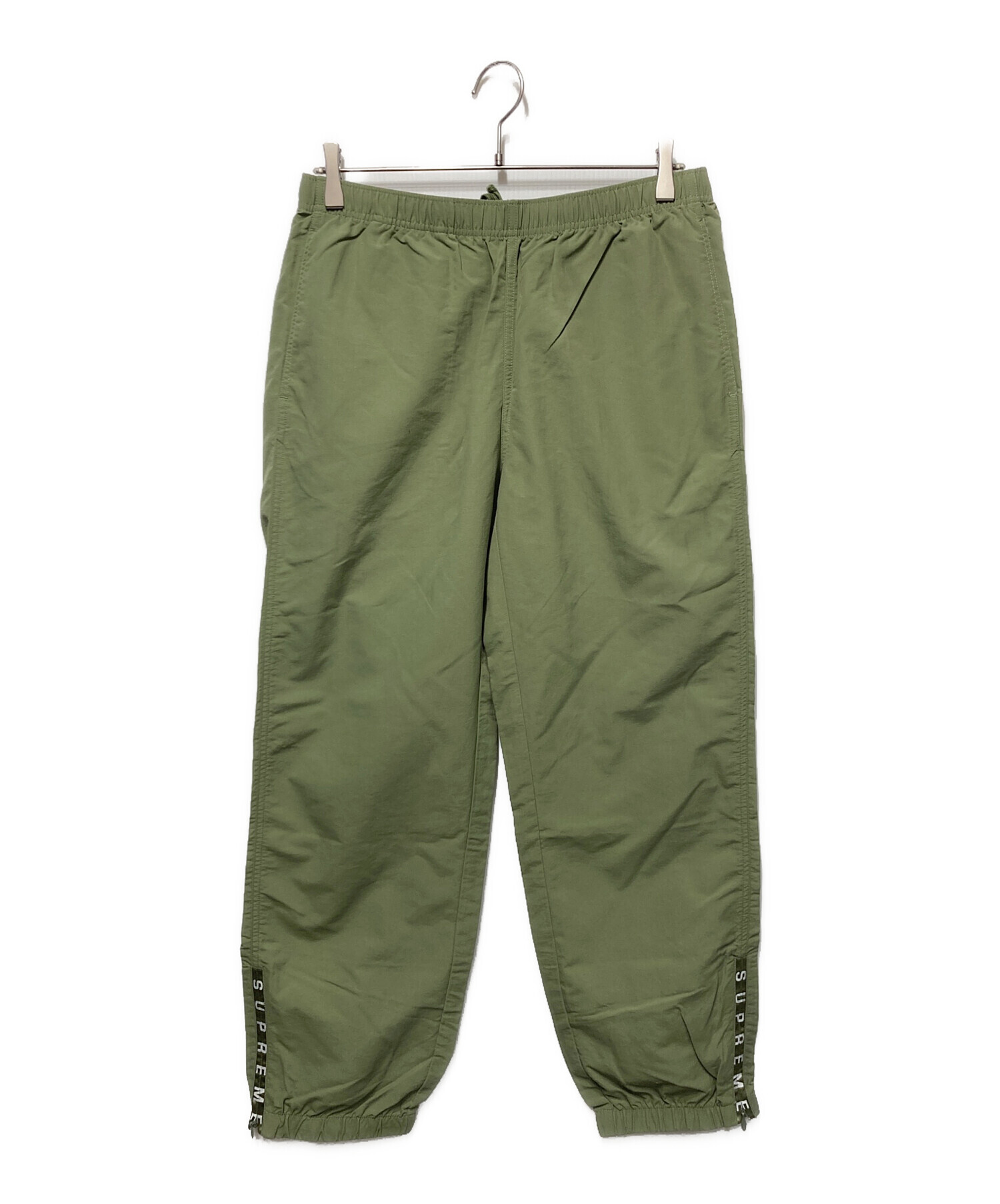 中古・古着通販】SUPREME (シュプリーム) ウォームアップパンツ カーキ 