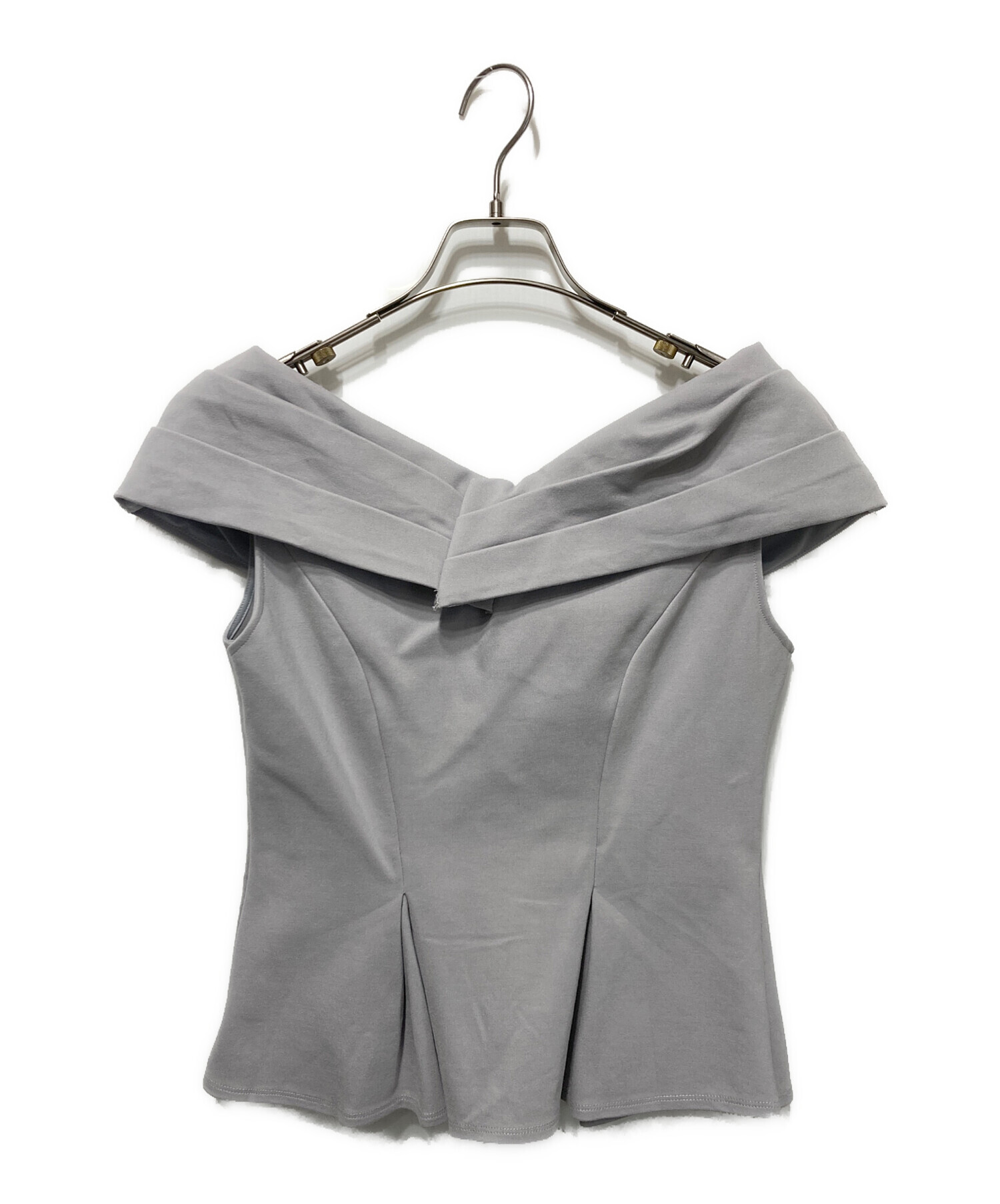 中古・古着通販】HER LIP TO (ハーリップトゥ) Lily Shawl Peplum Top