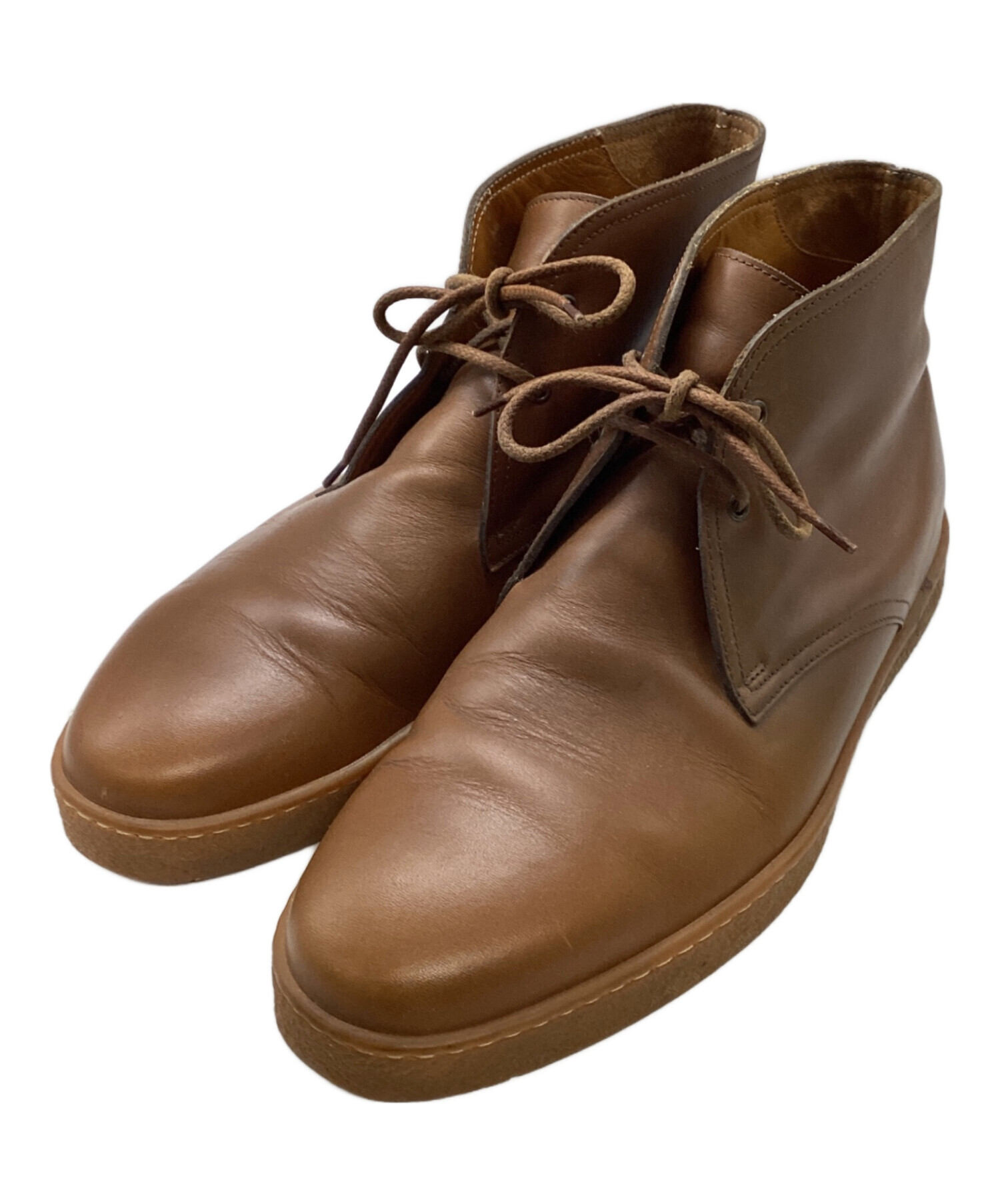 中古・古着通販】JOHN LOBB (ジョンロブ) アンクルブーツ ブラウン