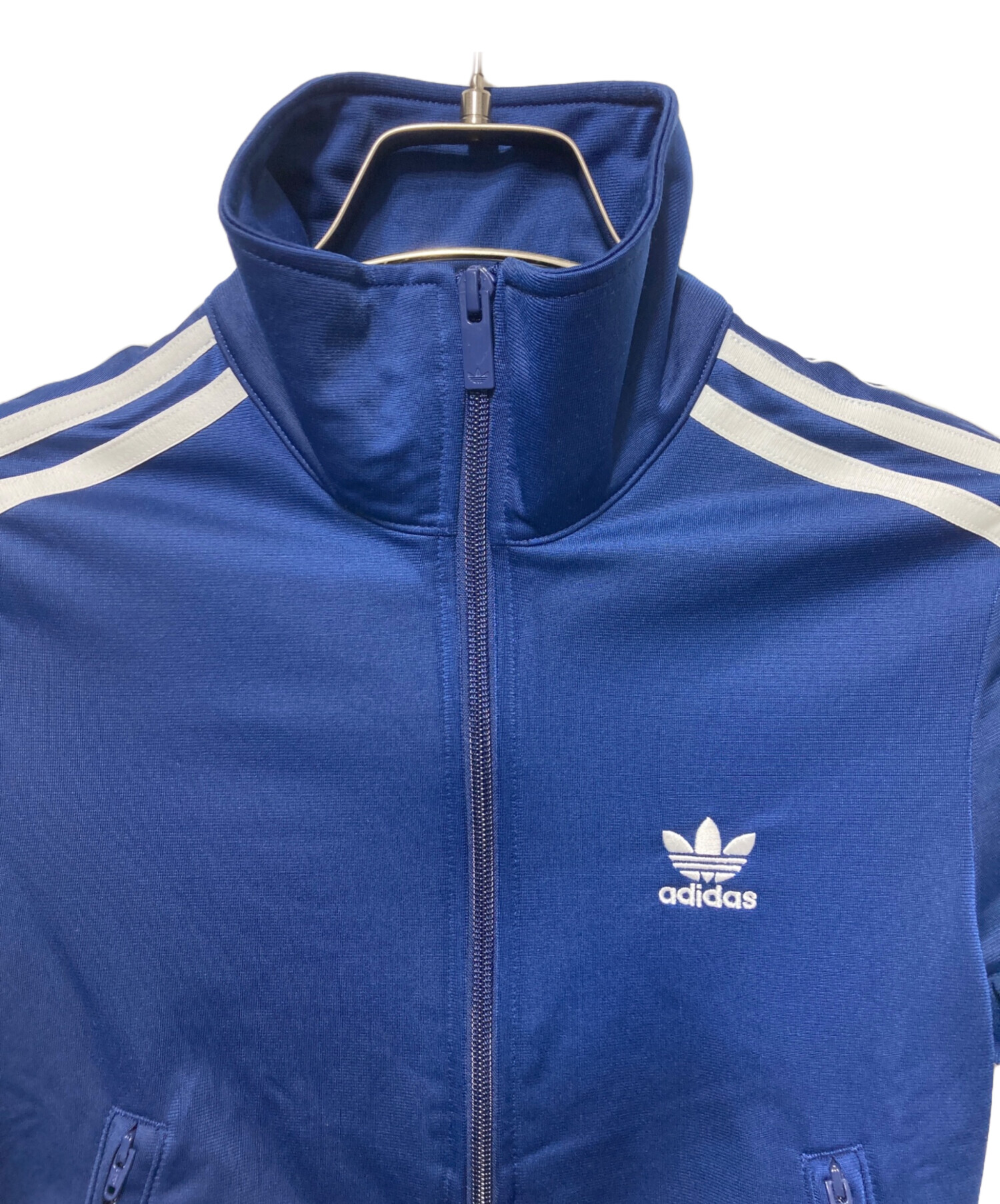 新品未使用 adidas レトロブルゾン(ネイビー) XS トラックジャケット 中古・古着通販】adidas (アディダス) トラックジャケット ネイビー