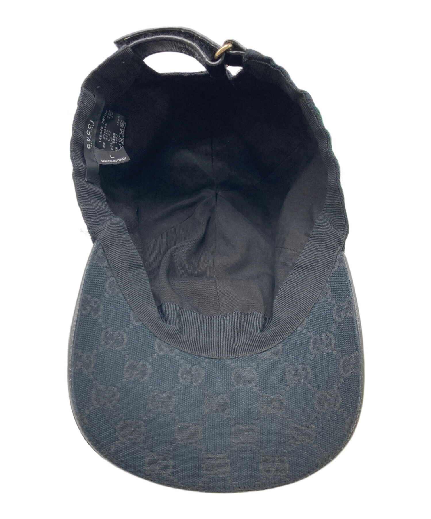 中古・古着通販】GUCCI (グッチ) GGキャンバスベースボールキャップ