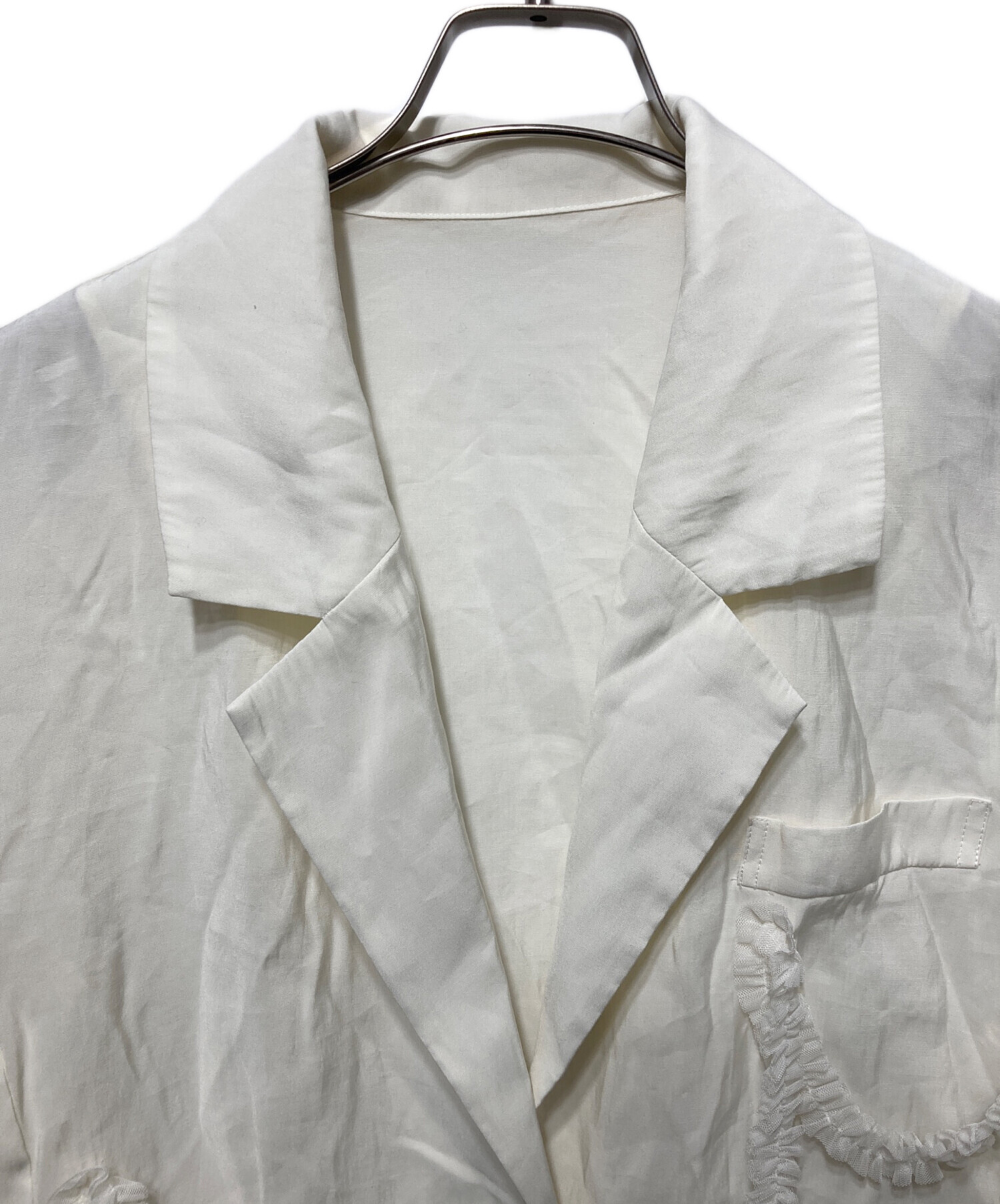 中古・古着通販】Andequal (アンドコール) tulle pattern sheer jacket 