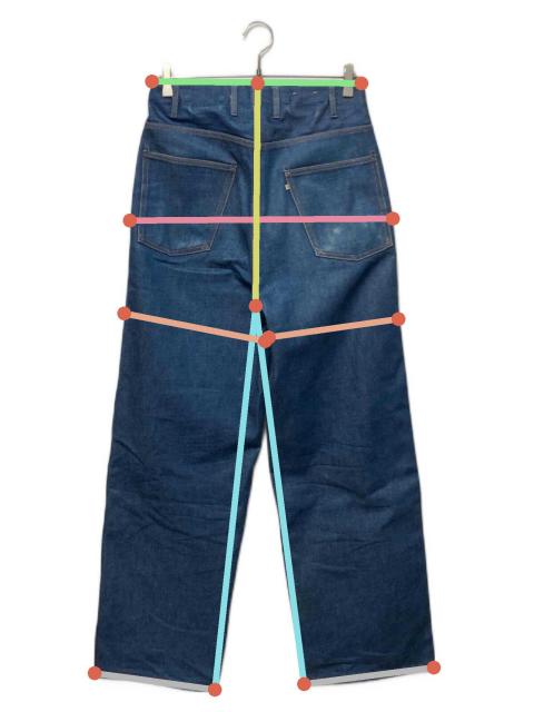 中古・古着通販】WESTOVERALLS (ウエストオーバーオールズ) 803Wデニム