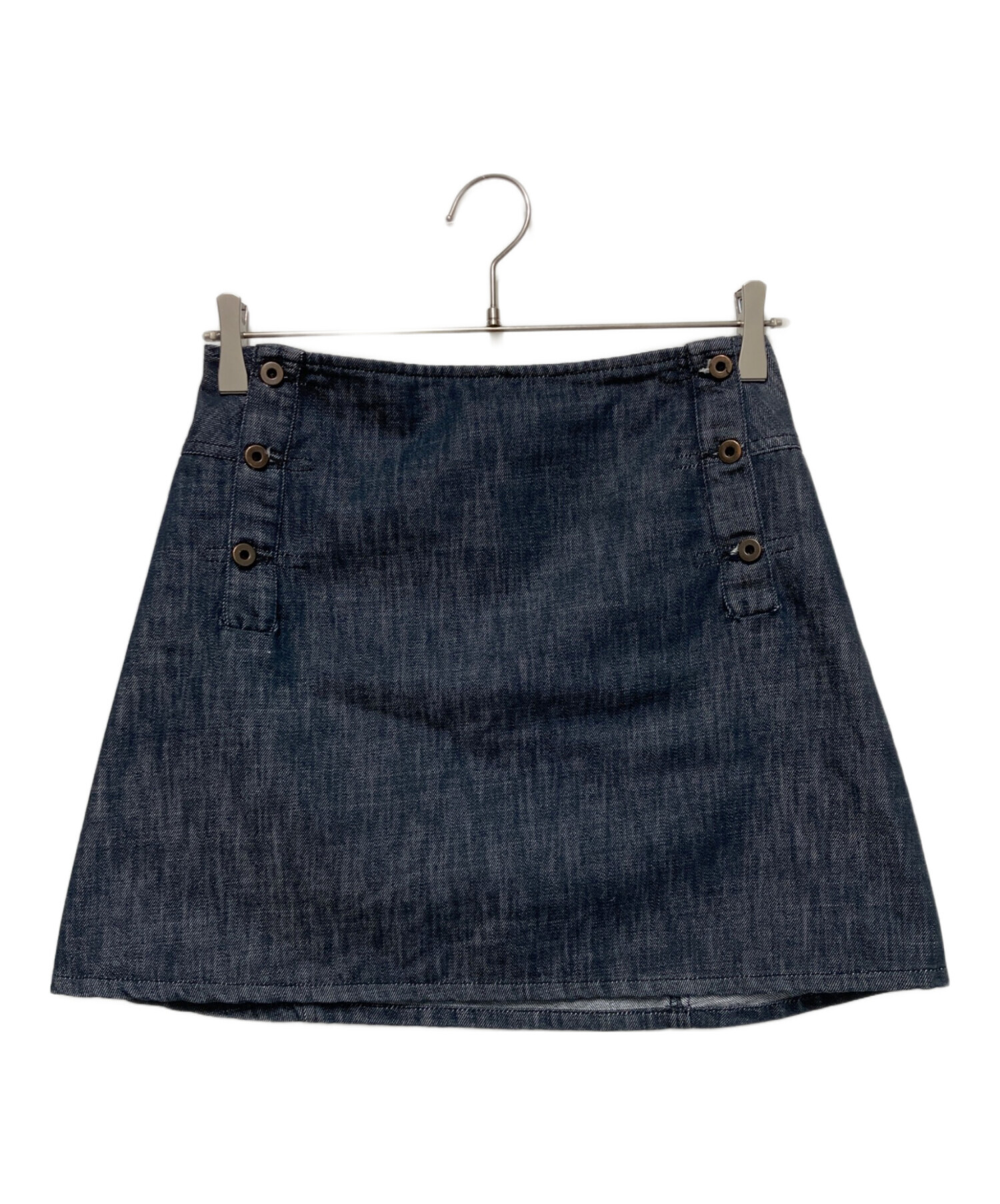 中古・古着通販】MIU MIU (ミュウミュウ) デニムミニスカート