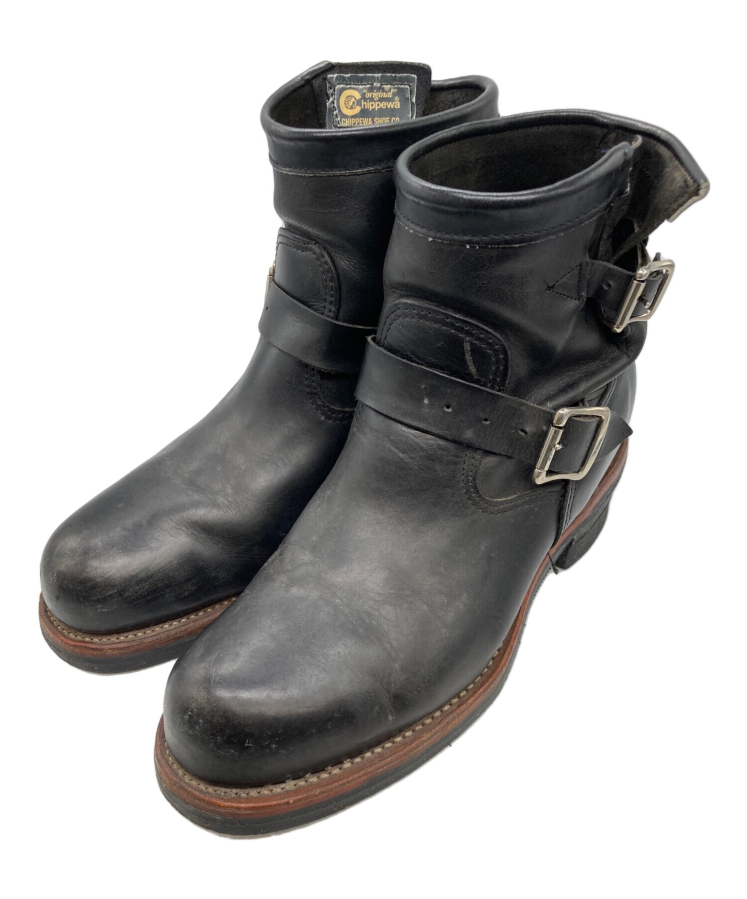 中古・古着通販】CHIPPEWA (チペワ) STEEL TOE ENGINEER ブラック
