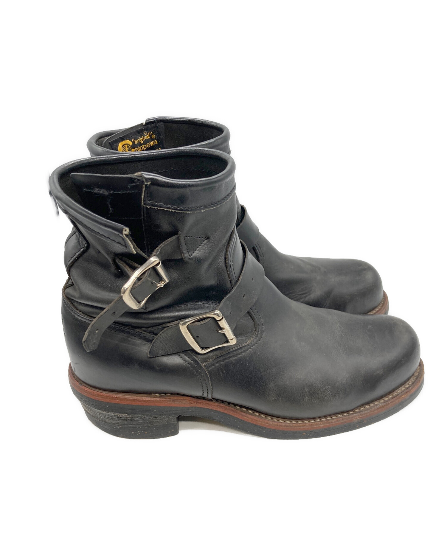 中古・古着通販】CHIPPEWA (チペワ) STEEL TOE ENGINEER ブラック