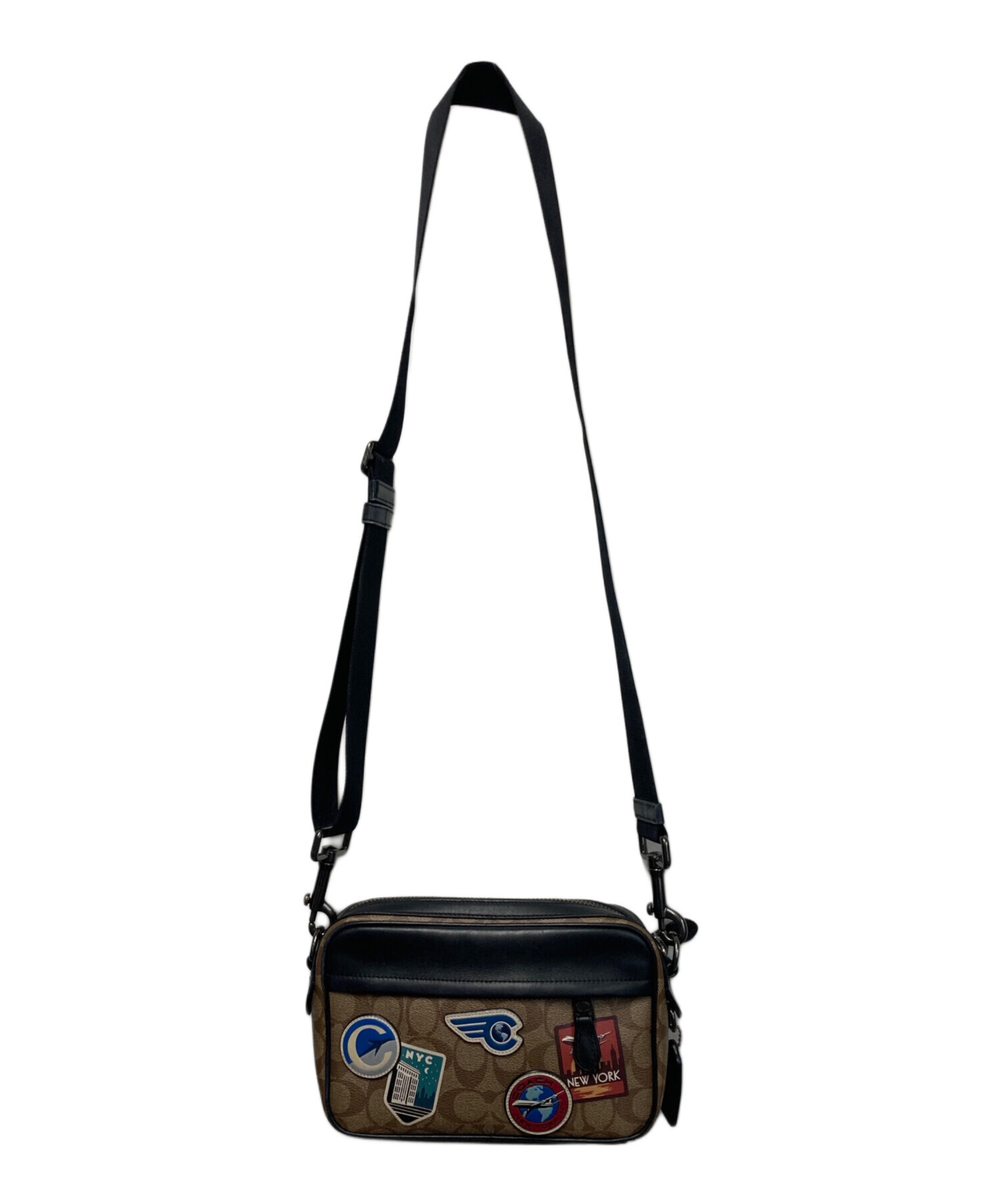 中古・古着通販】COACH (コーチ) ショルダーバッグ ベージュ｜ブランド 