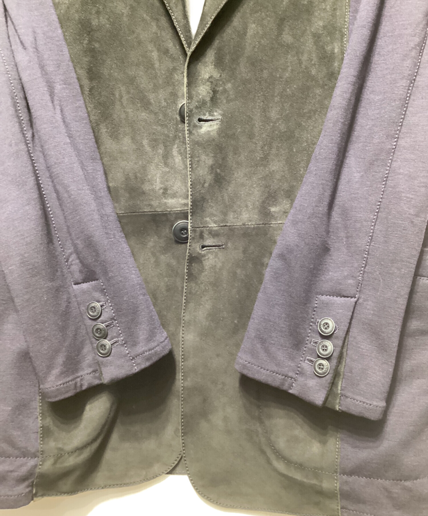 ARMANI Collezioni スウェードブルゾン Giorgio Armani Suede Knit Full-Zip Jacket | Saks Fifth Avenue