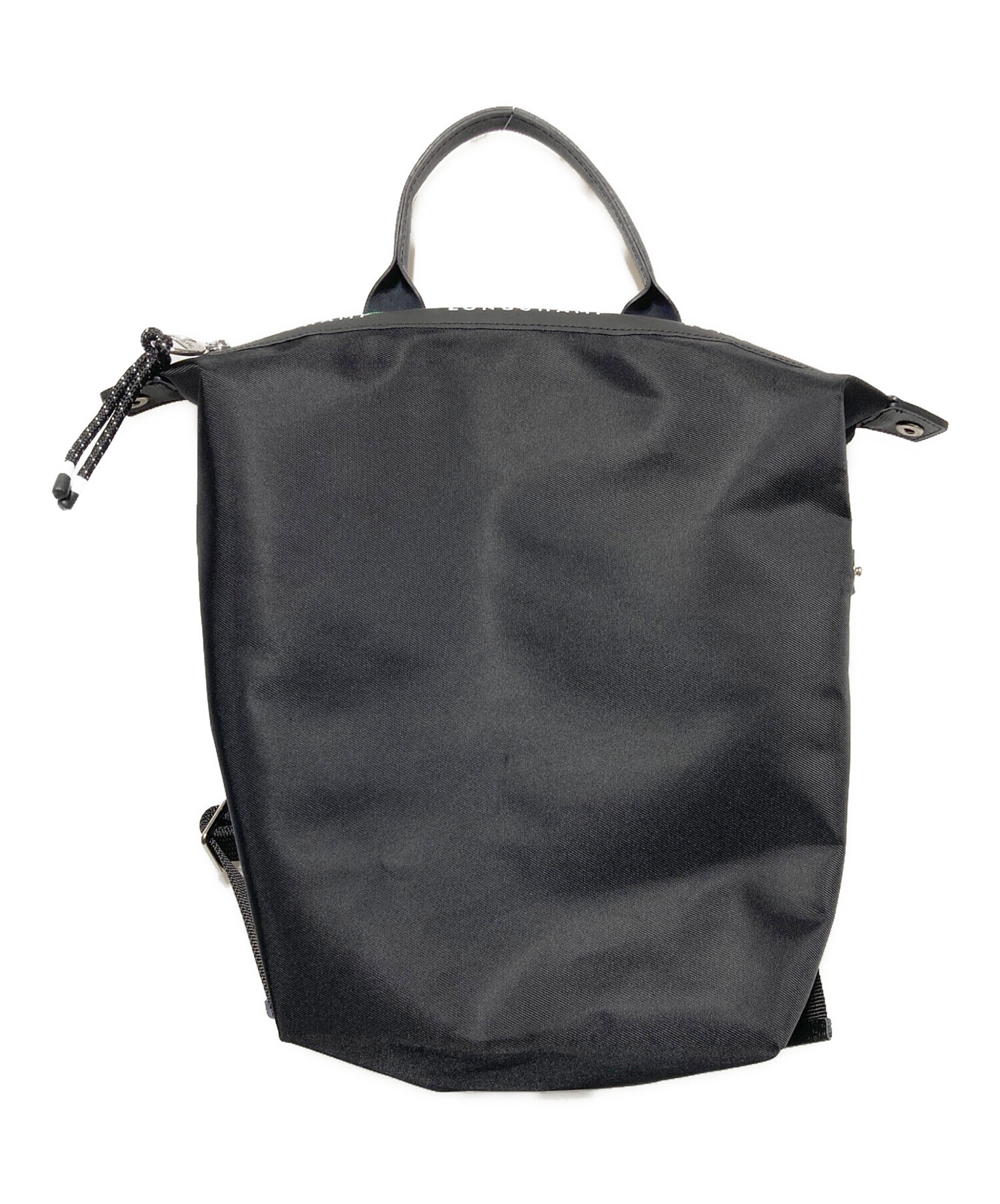中古・古着通販】LONGCHAMP (ロンシャン) バックパック ブラック 