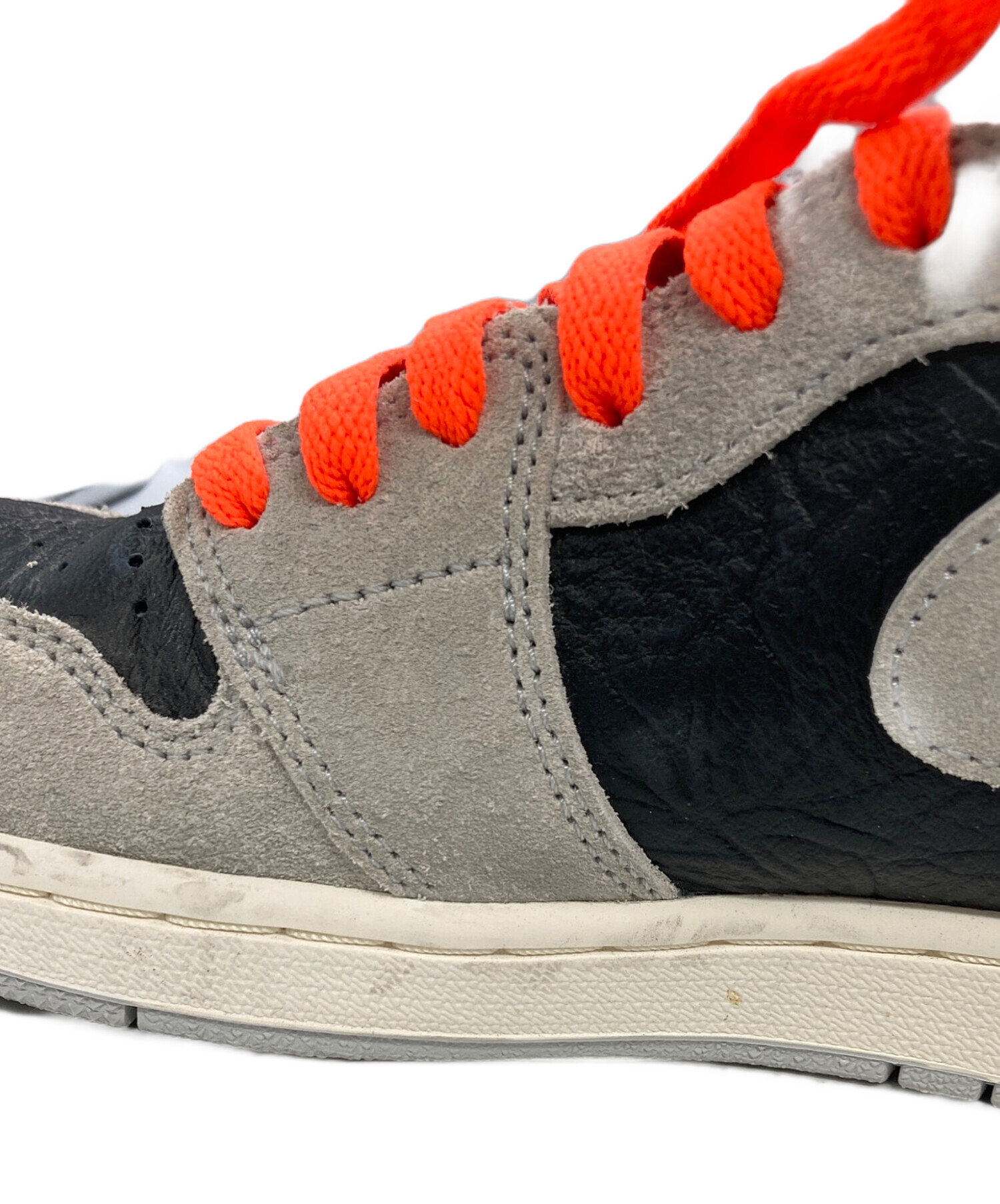 Nike Air ハイカットスニーカー グレー/オレンジ　クラフト 中古・古着通販】NIKE (ナイキ) ハイカットスニーカー グレー×オレンジ