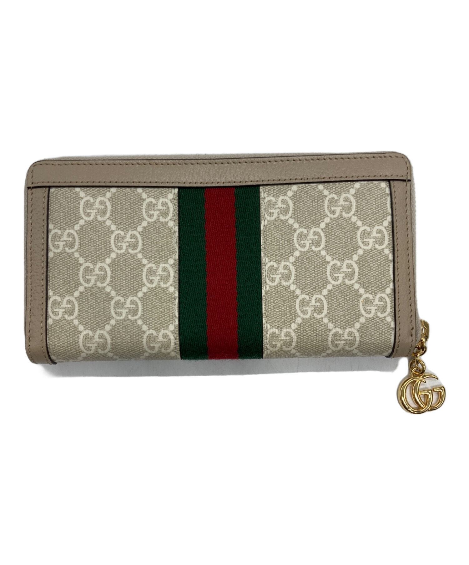 中古・古着通販】GUCCI (グッチ) ジップアラウンドウォレット ベージュ