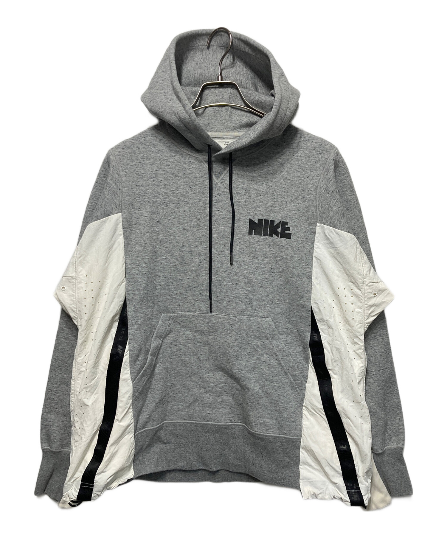 sacai Gray Zip Hoodie Sacai | NIKE×sacai HOODIE グレー Mサイズ