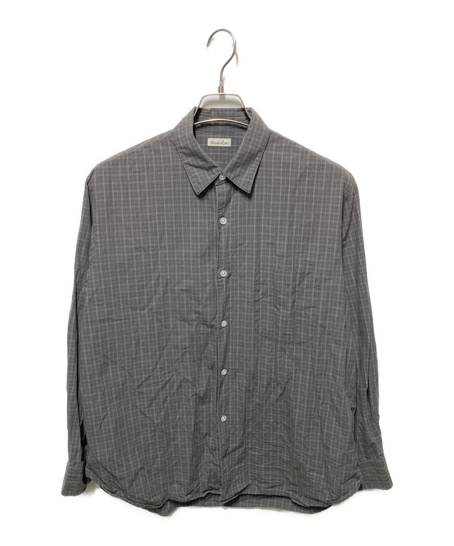 中古・古着通販】STEVEN ALAN (スティーブンアラン) チェックシャツ