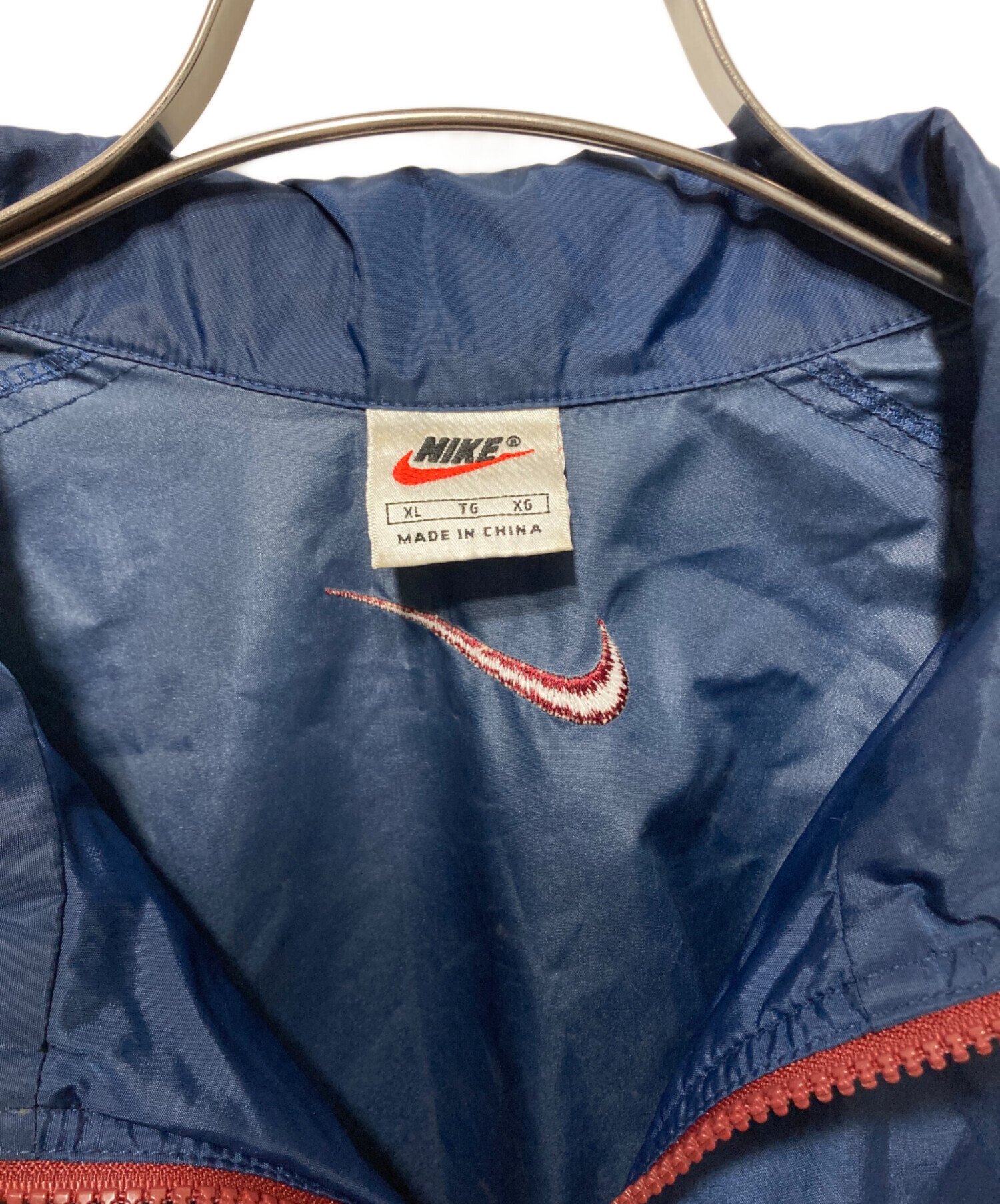 中古・古着通販】NIKE (ナイキ) ナイロンジャケット ネイビー サイズ