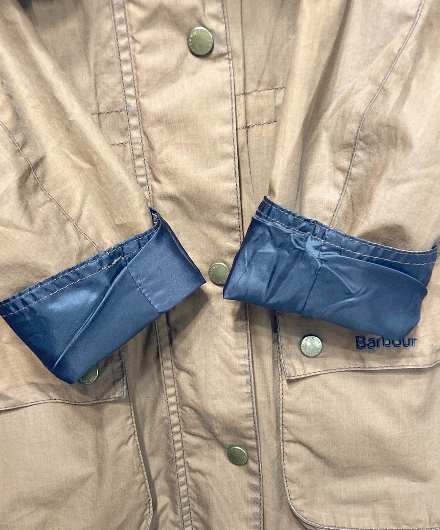 中古・古着通販】Barbour (バブアー) オイルドコート ベージュ サイズ