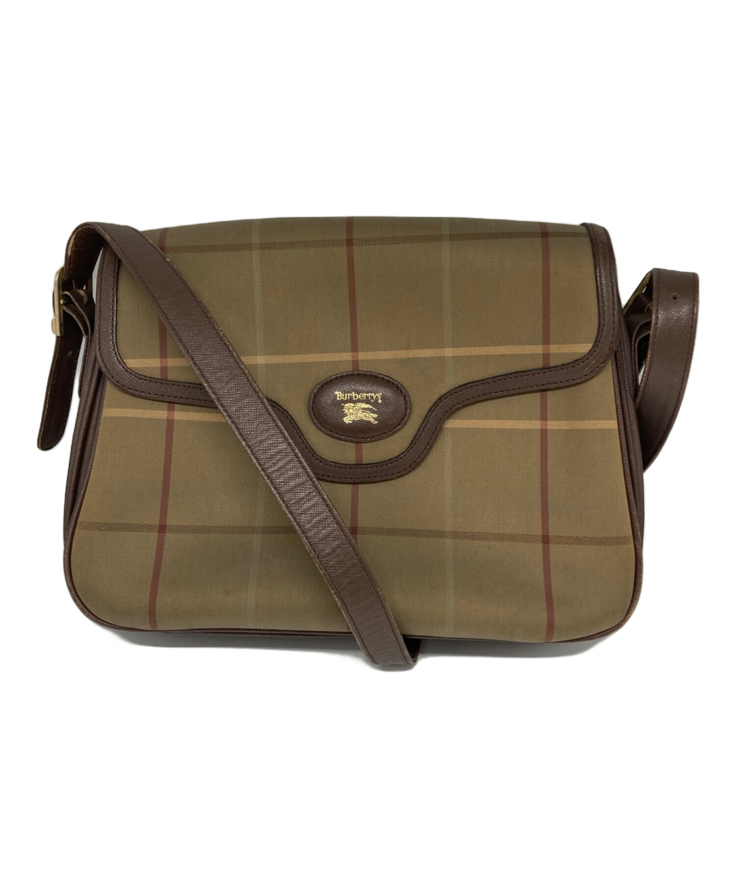 中古・古着通販】Burberry's (バーバリー) フラップショルダーバッグ