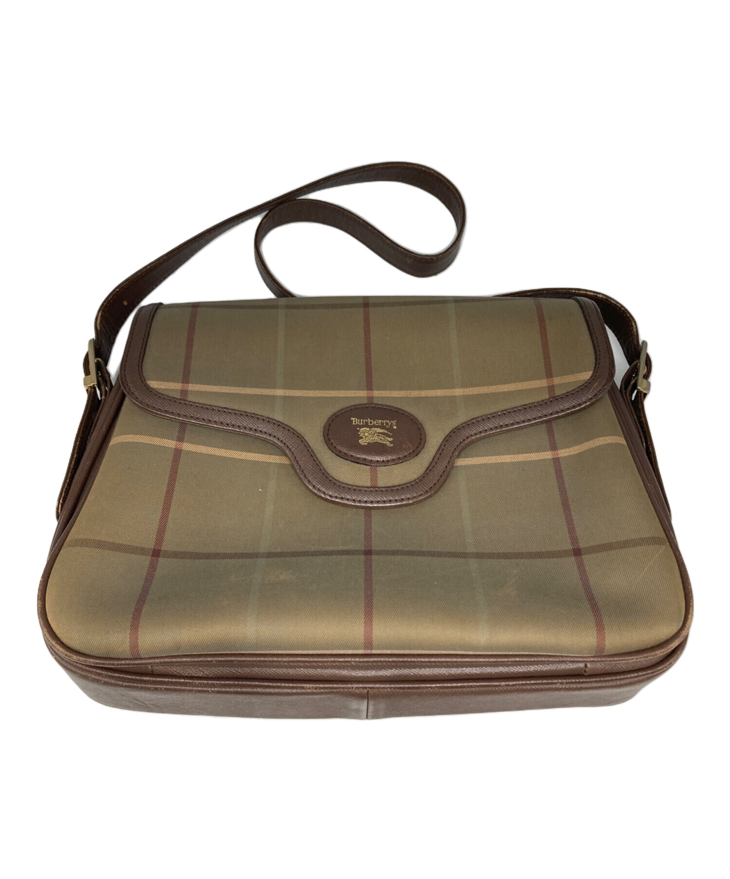 バーバリーのベージュショルダーバッグ 中古・古着通販】BURBERRY (バーバリー) ショルダーバッグ ベージュ
