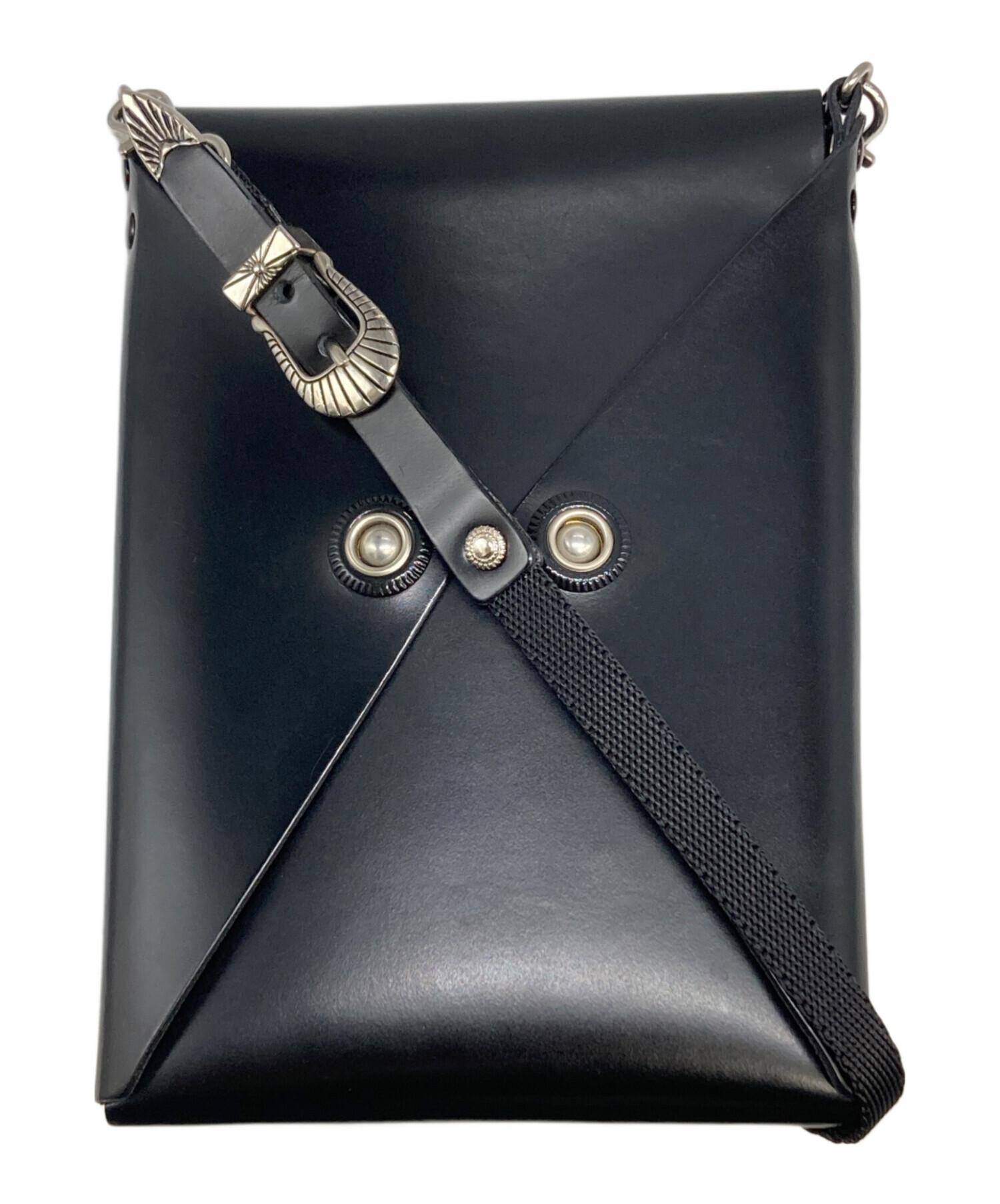 TOGA トーガ ショルダーバッグ  黒 【古着】【中古】【送料無料】 TOGA TOO(トーガ トゥ) SQUARE SHOULDER BAGスクエアショルダーバッグ