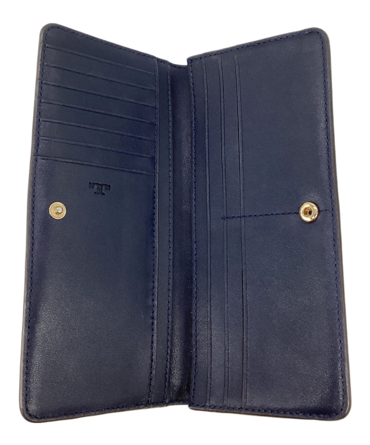 TORY BURCH トリーバーチ 財布・ケース  紺 【古着】【中古】【送料無料】 中古・古着通販】TORY BURCH (トリーバーチ) 長財布 ネイビー