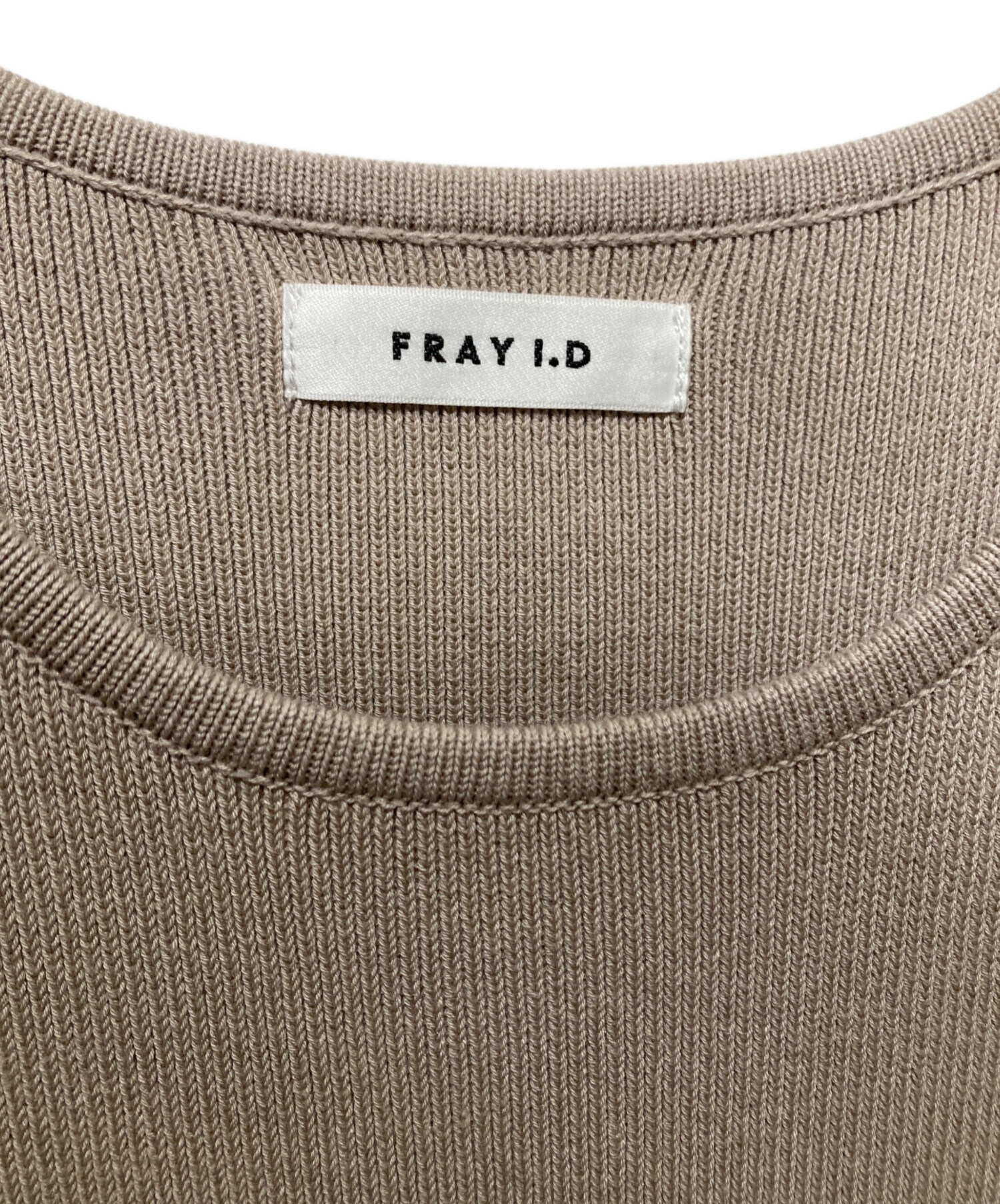 中古・古着通販】FRAY ID (フレイ アイディー) ニットコンビティアード