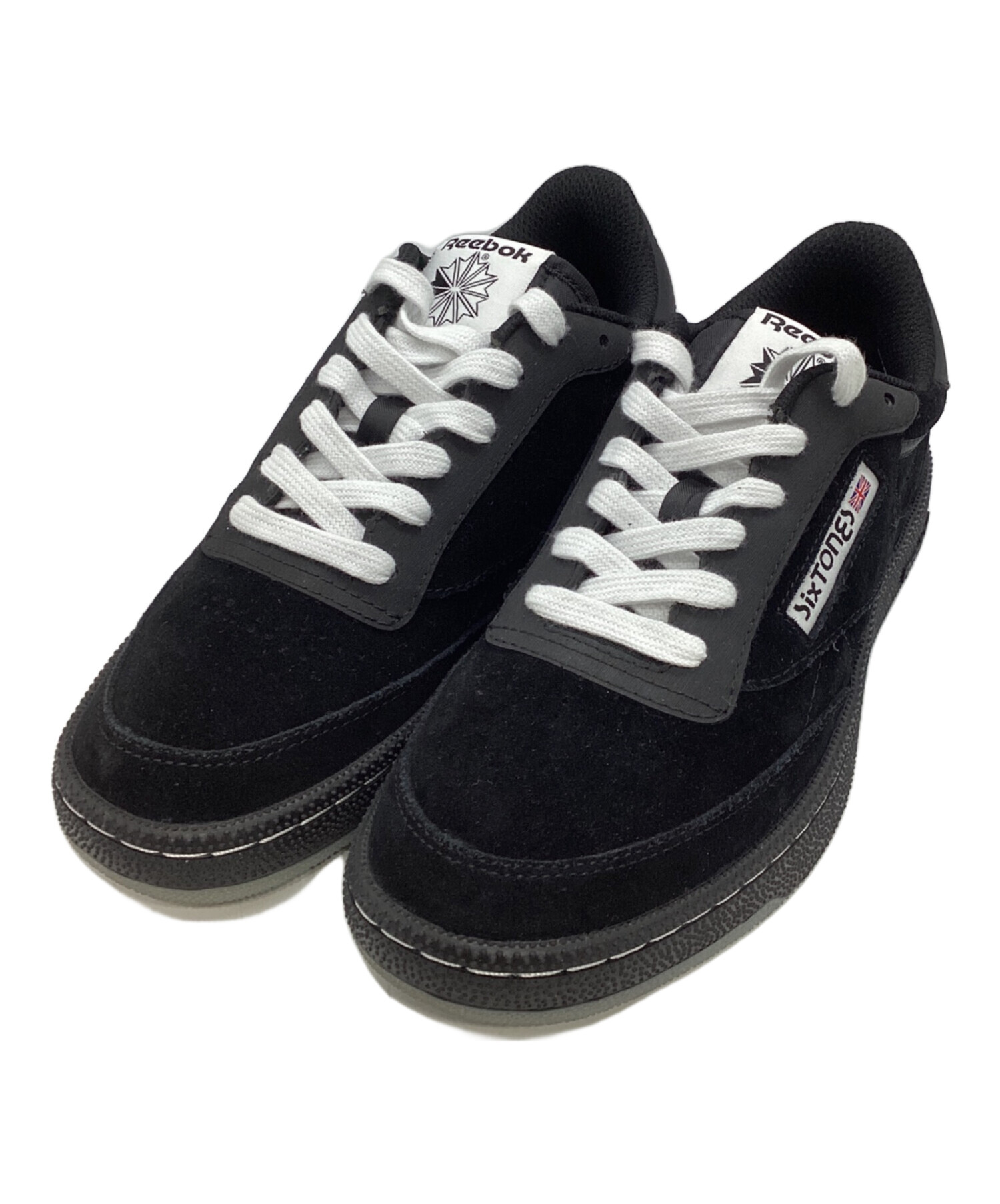 Reebok SixTONES スニーカー 245 ブラック 中古・古着通販】REEBOK (リーボック) SixTONES (ストーンズ
