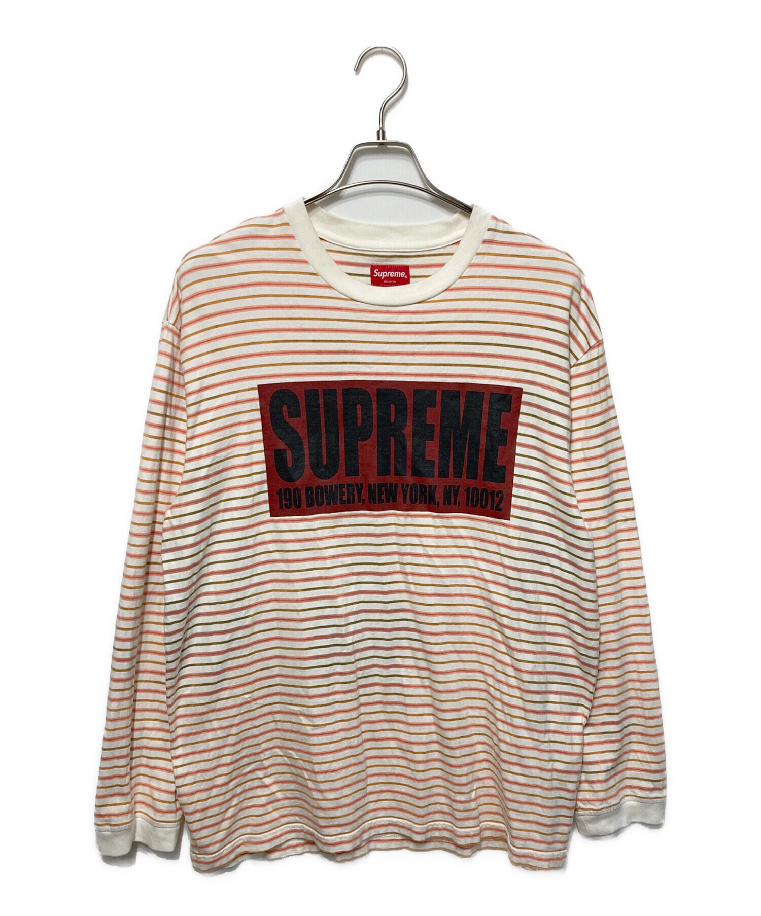 中古・古着通販】SUPREME (シュプリーム) Thin Stripe L/S Top
