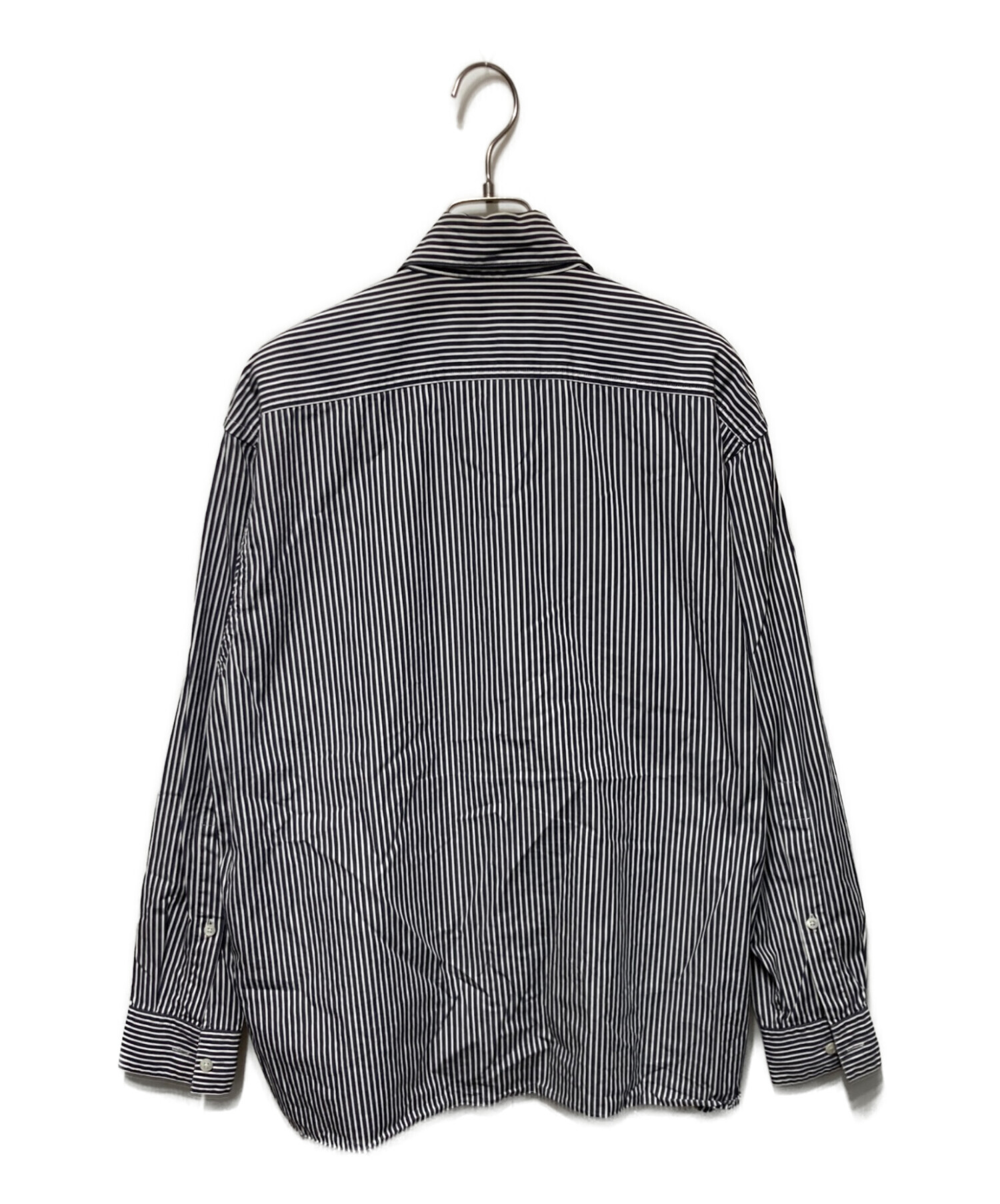 中古・古着通販】MARNI (マルニ) ストライプシャツ ホワイト×ブラック