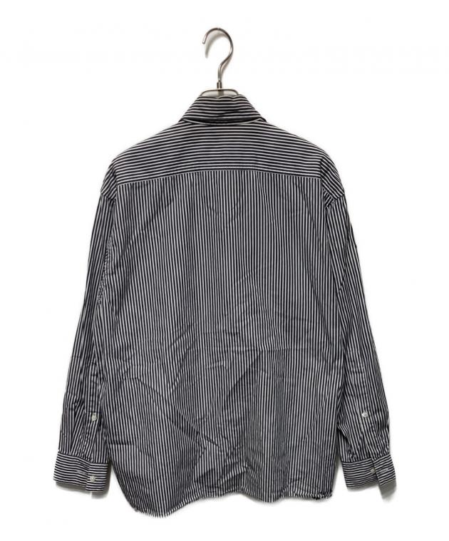 中古・古着通販】MARNI (マルニ) ストライプシャツ ホワイト×ブラック 