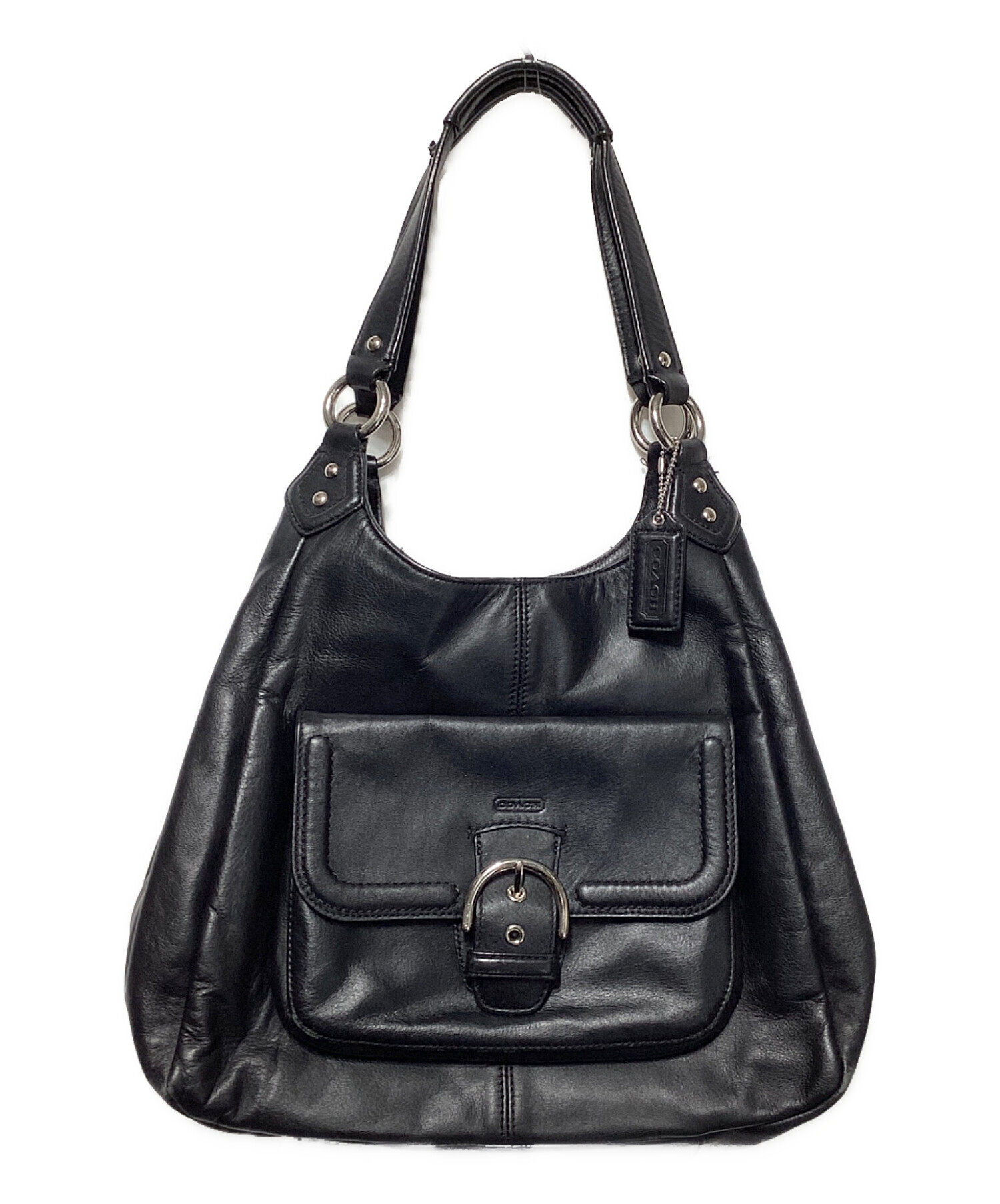 中古・古着通販】COACH (コーチ) ショルダーバッグ ブラック｜ブランド