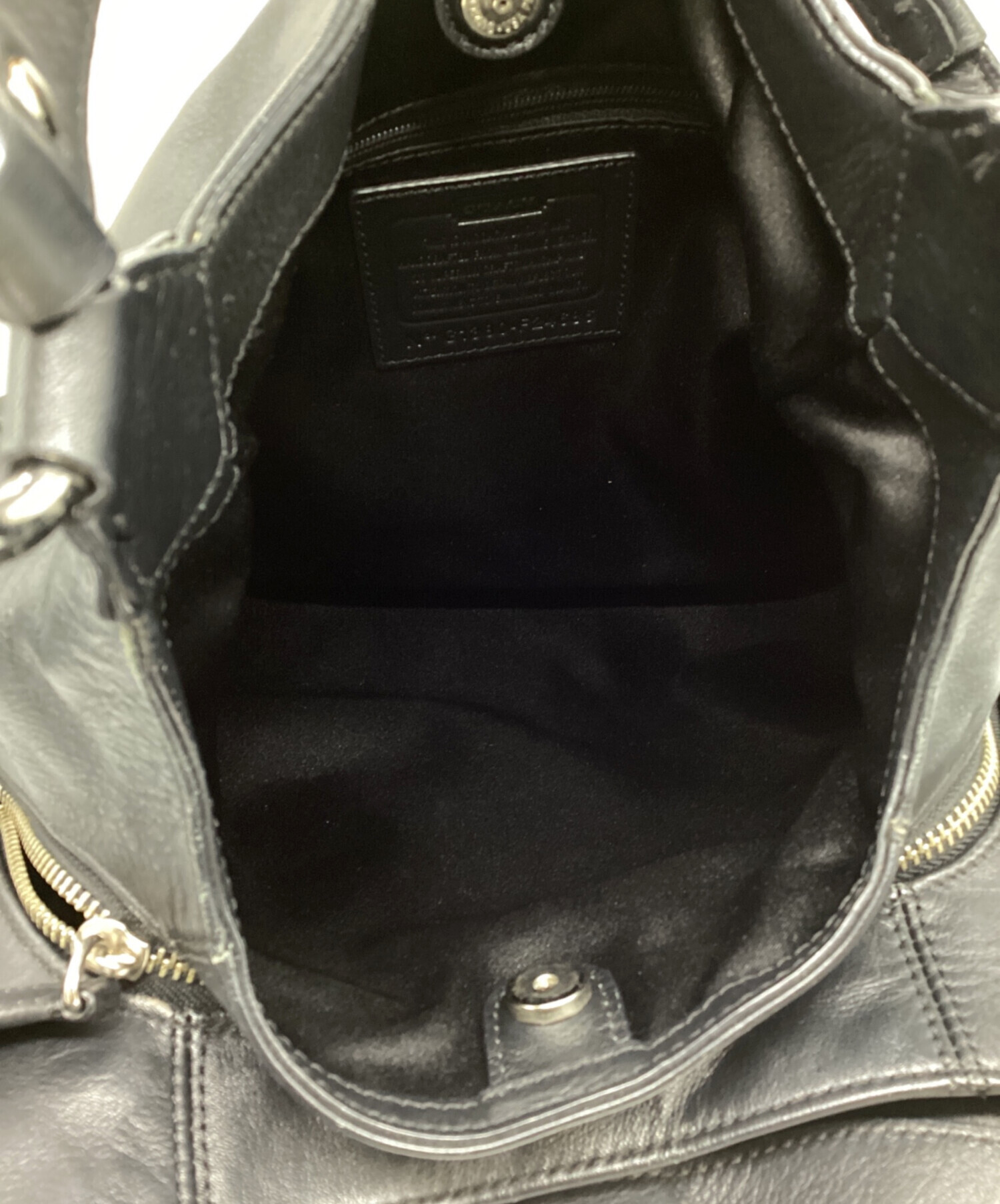 中古・古着通販】COACH (コーチ) ショルダーバッグ ブラック｜ブランド
