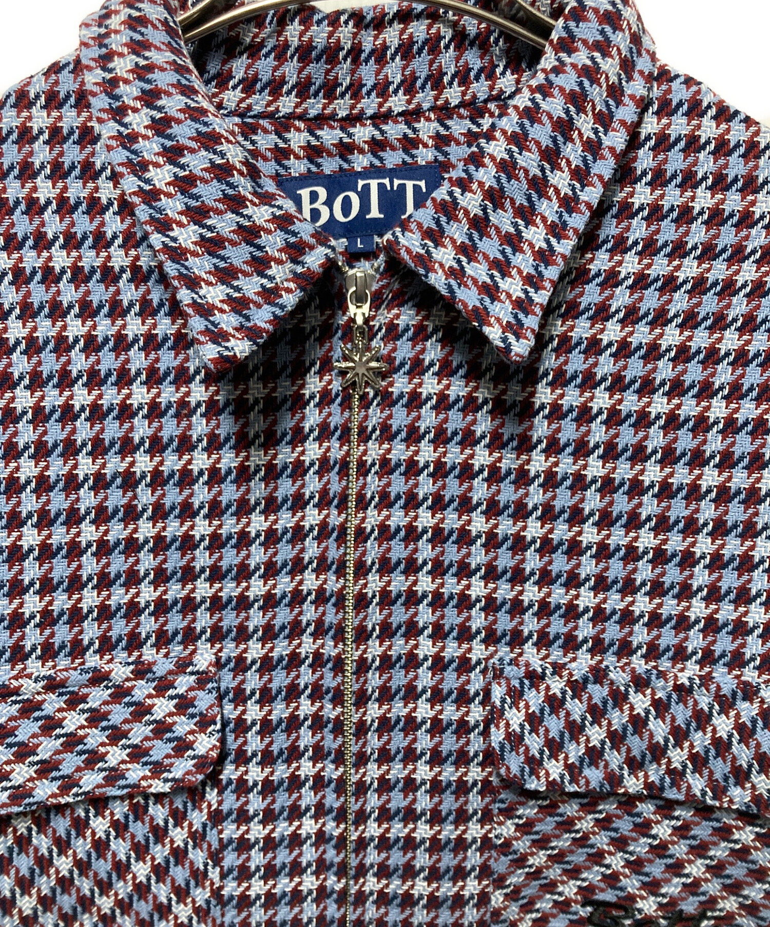 中古・古着通販】BoTT (ボット) Zip-up Flannel Shirt/ジップアップ