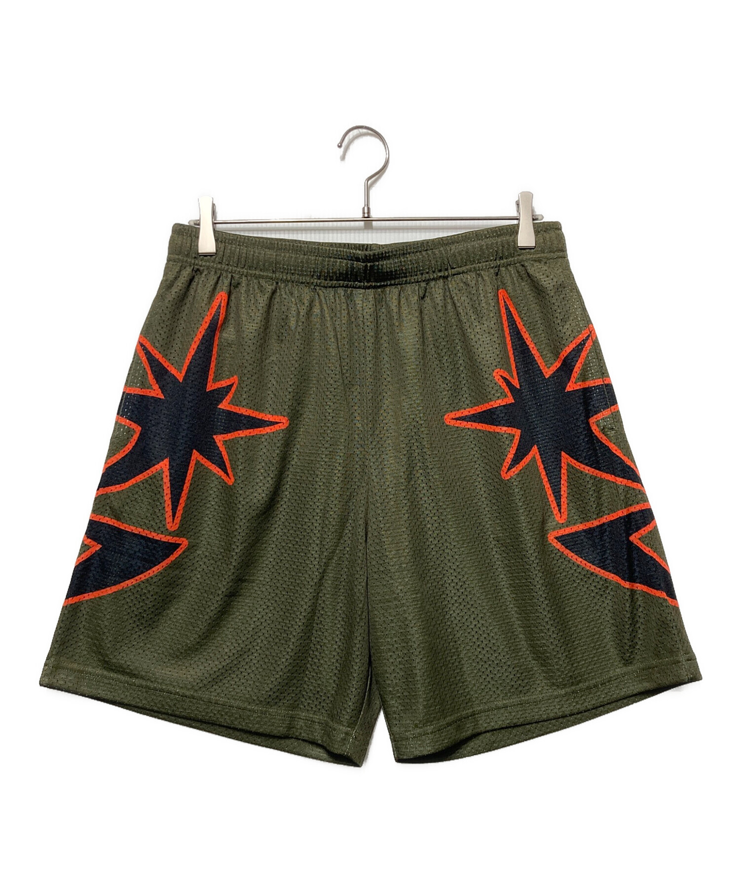 中古・古着通販】BoTT (ボット) Big B Logo Mesh Shorts カーキ サイズ