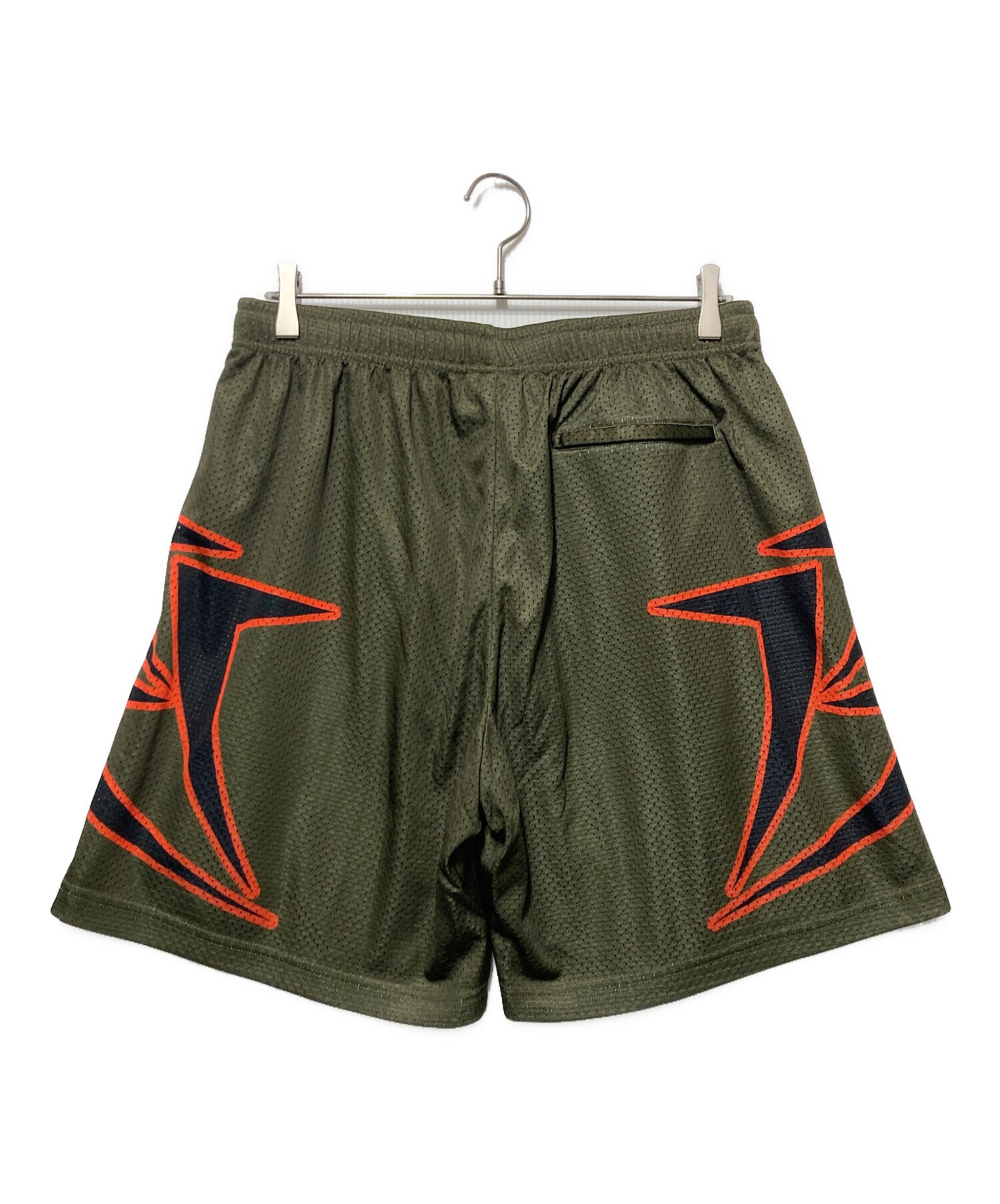 中古・古着通販】BoTT (ボット) Big B Logo Mesh Shorts カーキ サイズ