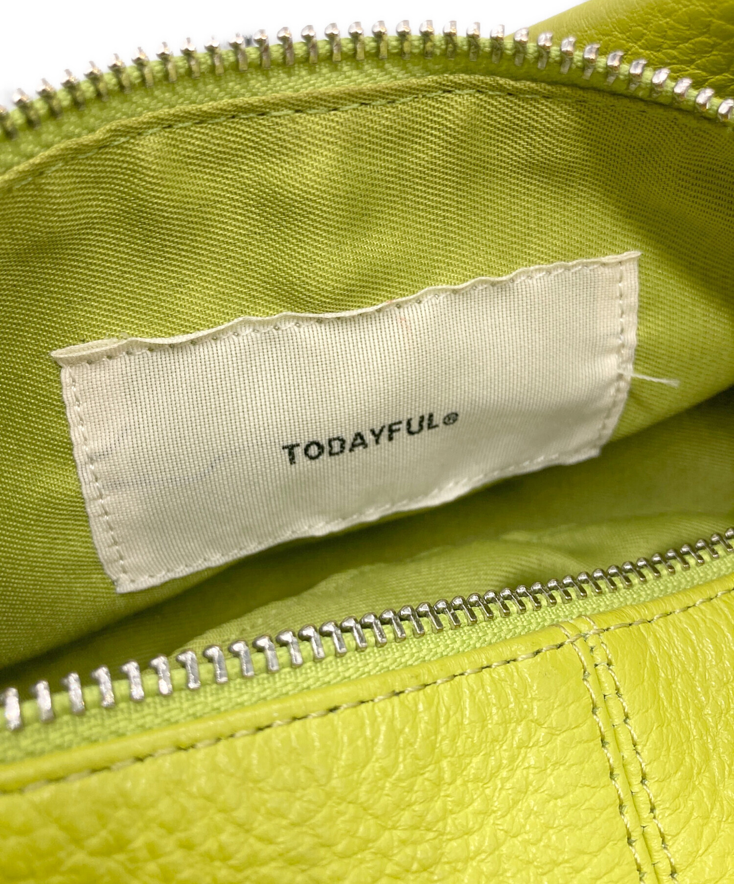 中古・古着通販】TODAYFUL (トゥデイフル) Leather Wrap Bag 黄緑