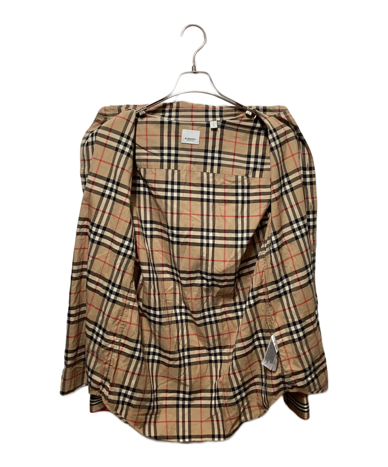 中古・古着通販】BURBERRY (バーバリー) ノバチェックシャツ ベージュ