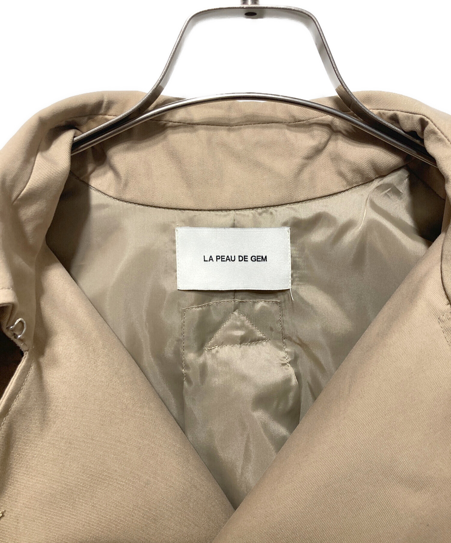 中古・古着通販】la peau de gem (ラポドゥジェム) トレンチベスト