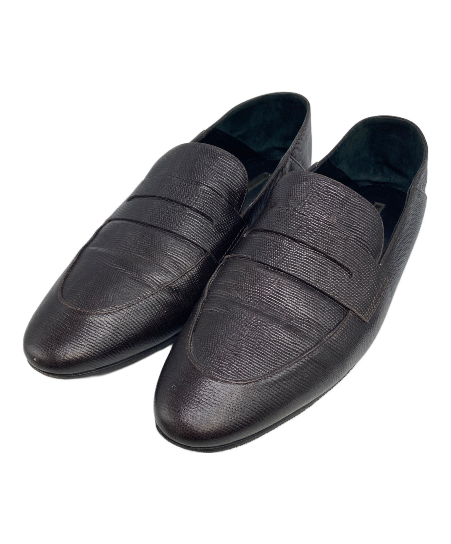 中古・古着通販】Brenta (ブレンタ) リザードスリッポンローファー