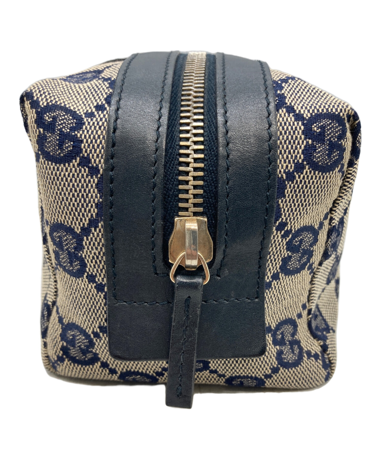 中古・古着通販】GUCCI (グッチ) ポーチ ネイビー｜ブランド・古着通販