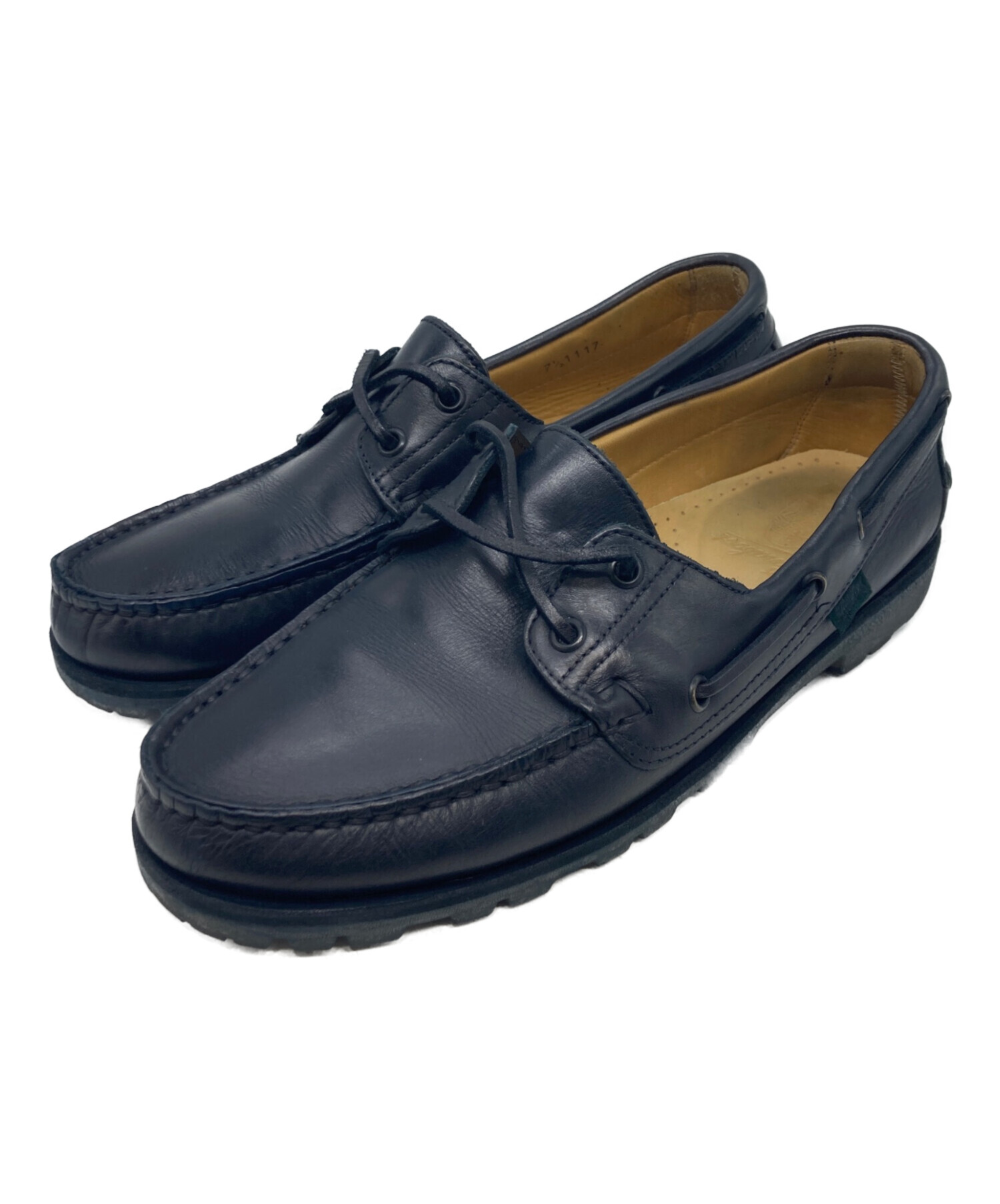 shinzone parabootデッキシューズ　シンゾーン preloved 中古・古着通販】PARABOOT (パラブーツ) デッキシューズ ブラック