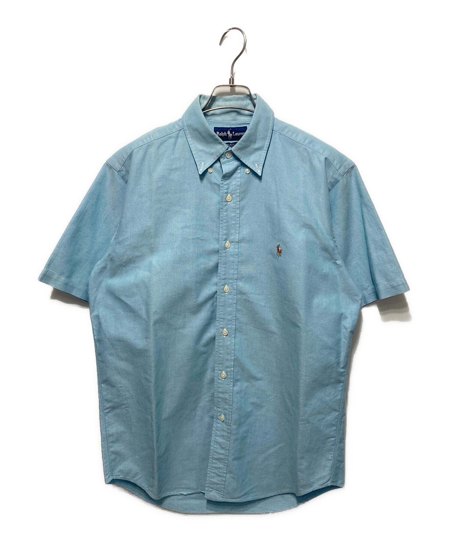 中古・古着通販】RALPH LAUREN (ラルフローレン) 半袖シャツ スカイ