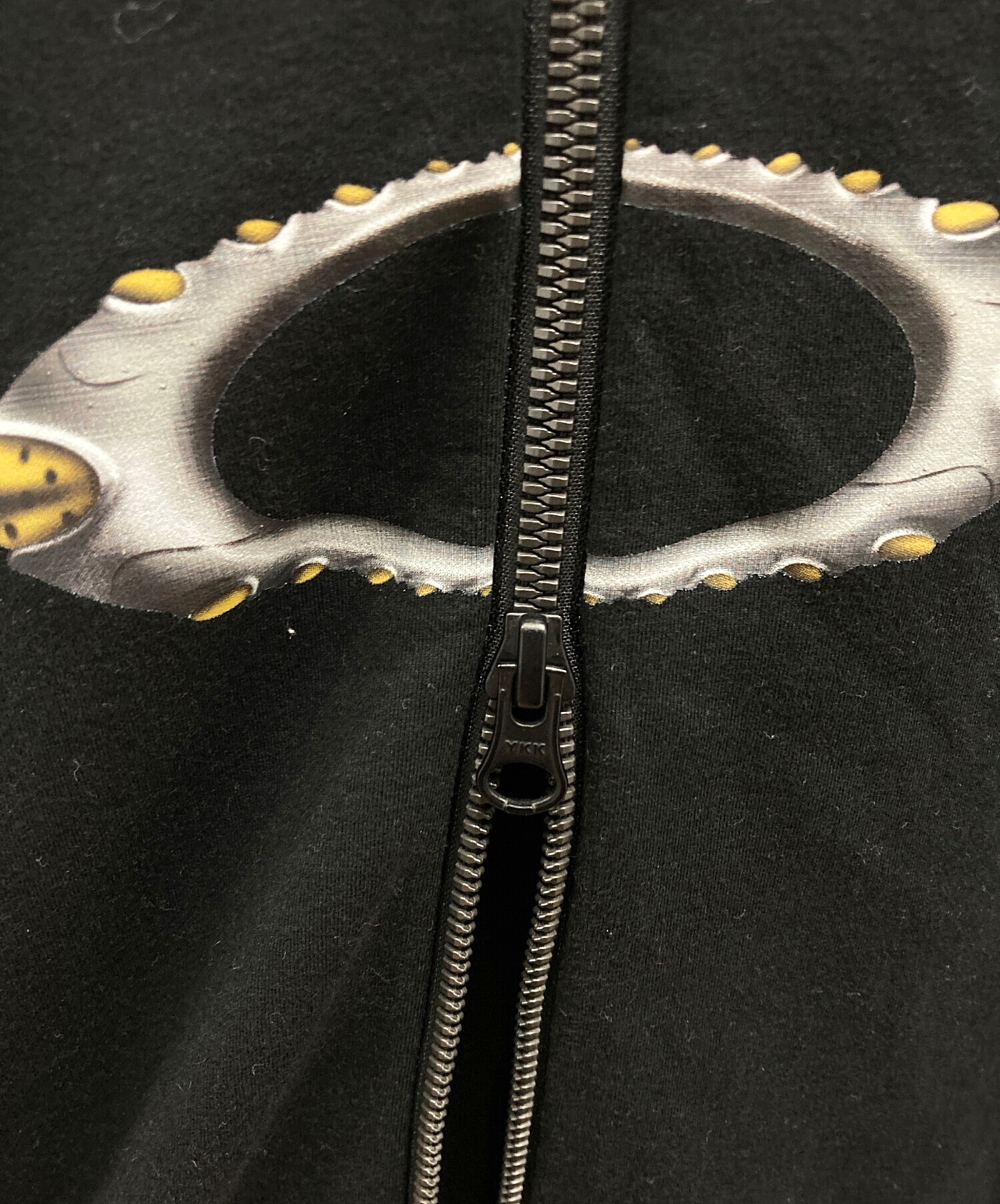 中古・古着通販】OAKLEY (オークリー) ロゴジップパーカー ブラック