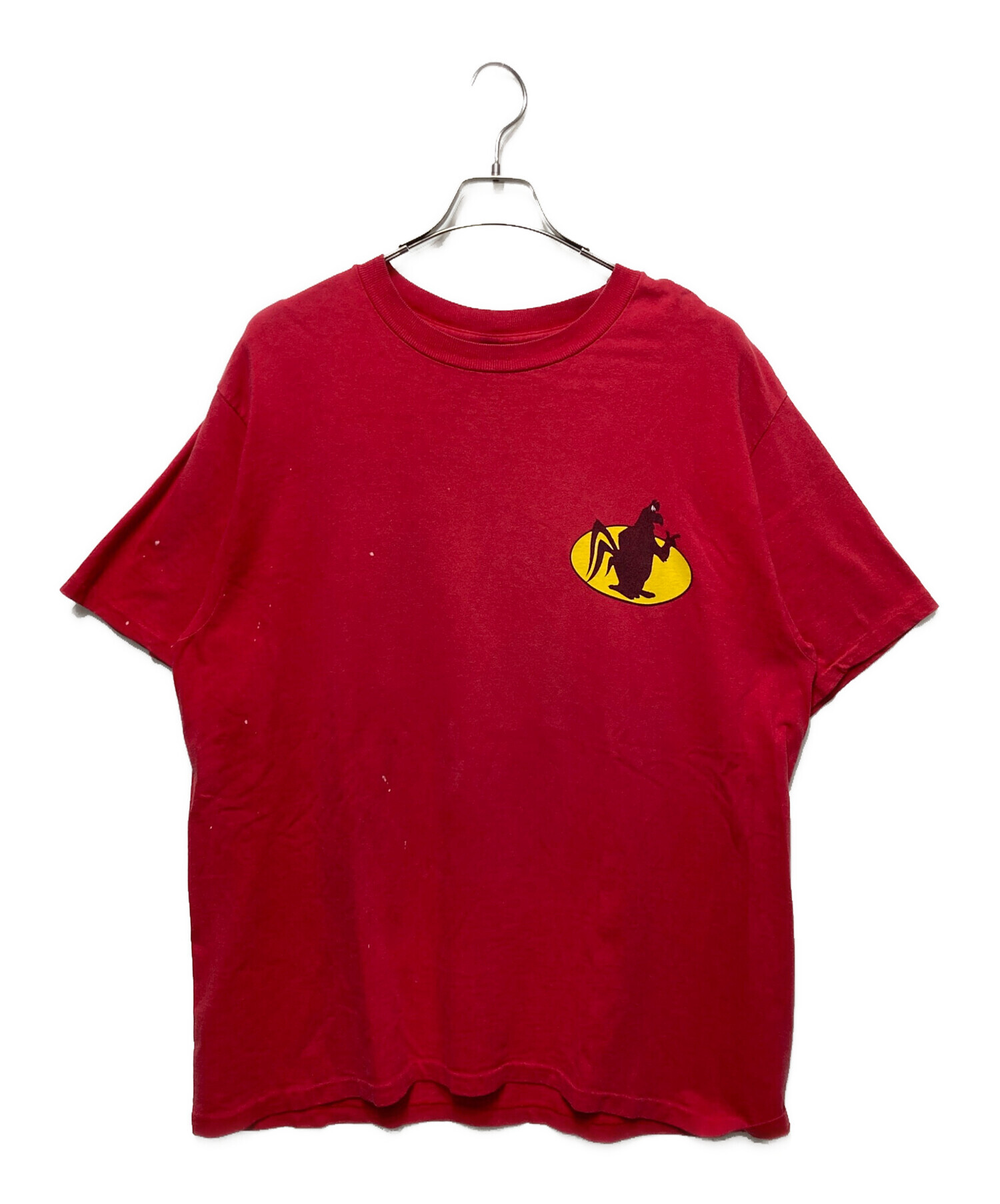 中古・古着通販】CHANGES (チェンジズ) プリントTシャツ レッド サイズ