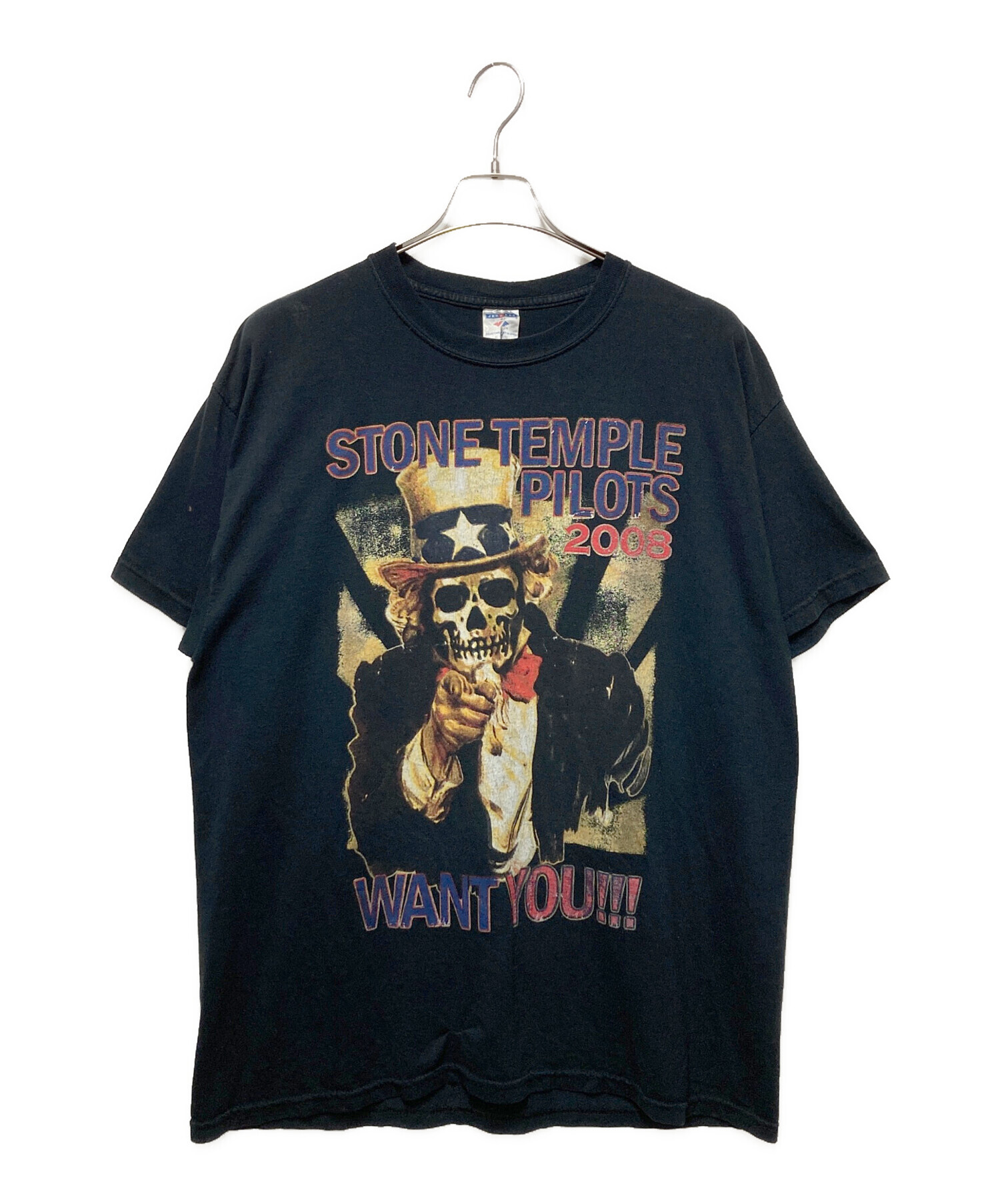 8SM1 00’s JERZEES グラフィックTシャツ　M 古着used 中古・古着通販】JERZEES (ジャージーズ) プリントTシャツ ブラック