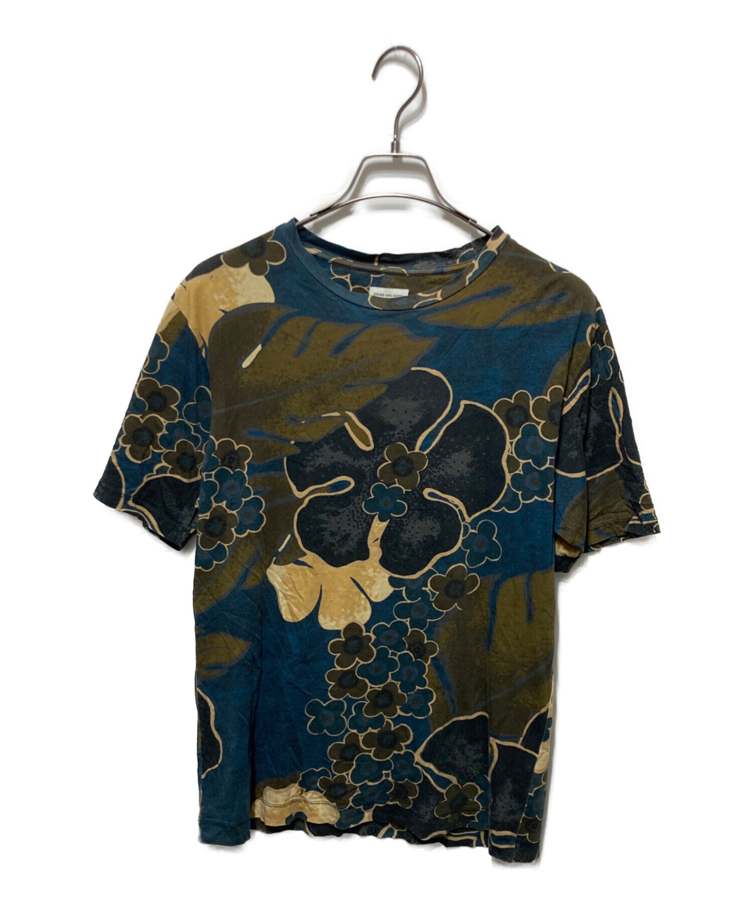 DRIES VAN NOTEN 花柄プリント Tシャツ Mサイズ 中古・古着通販】DRIES VAN NOTEN (ドリスヴァンノッテン) 花柄tシャツ